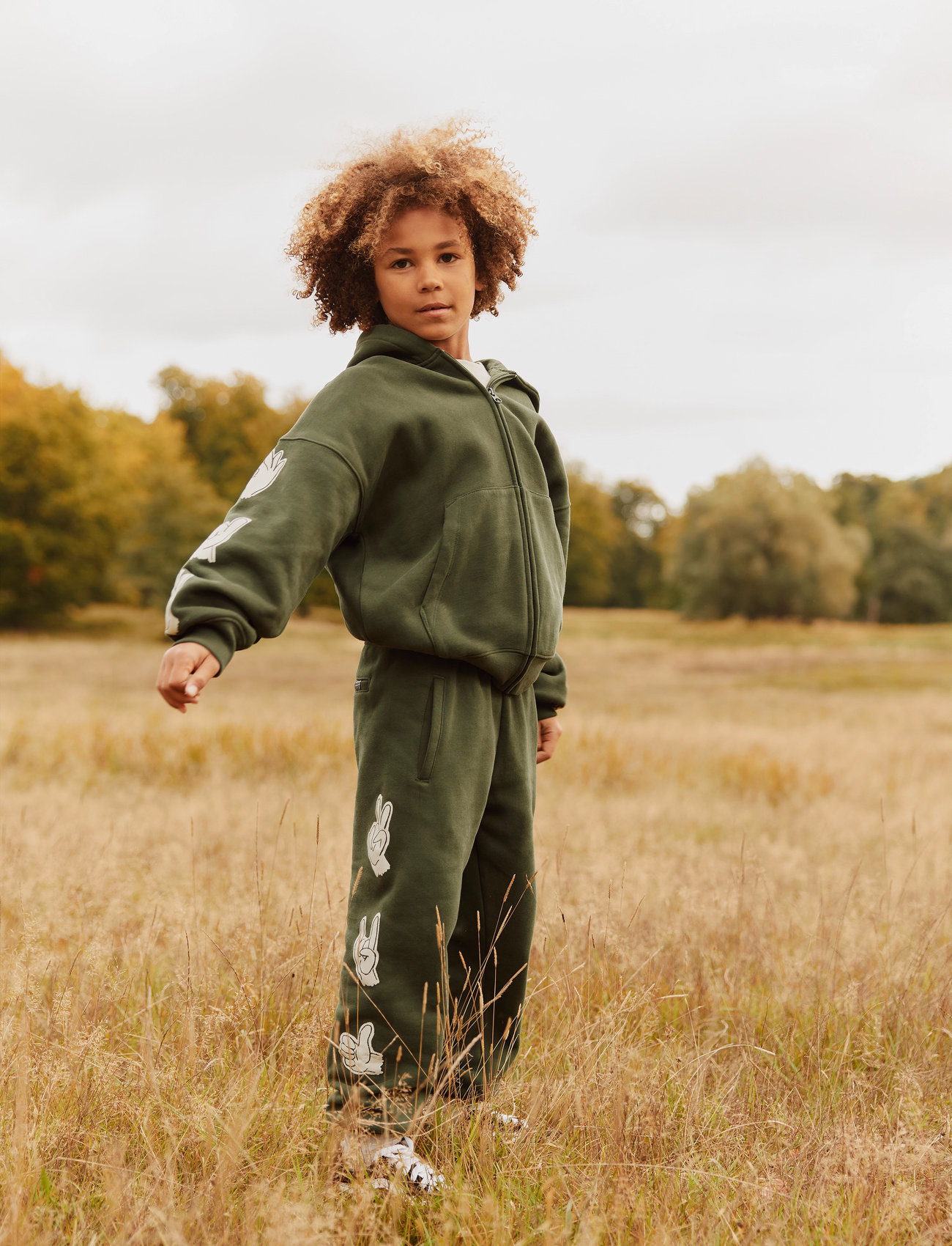Molo Marley, 110, Khaki green, Sweatshirts & Hættetrøjer > Hættetrøjer, Børn