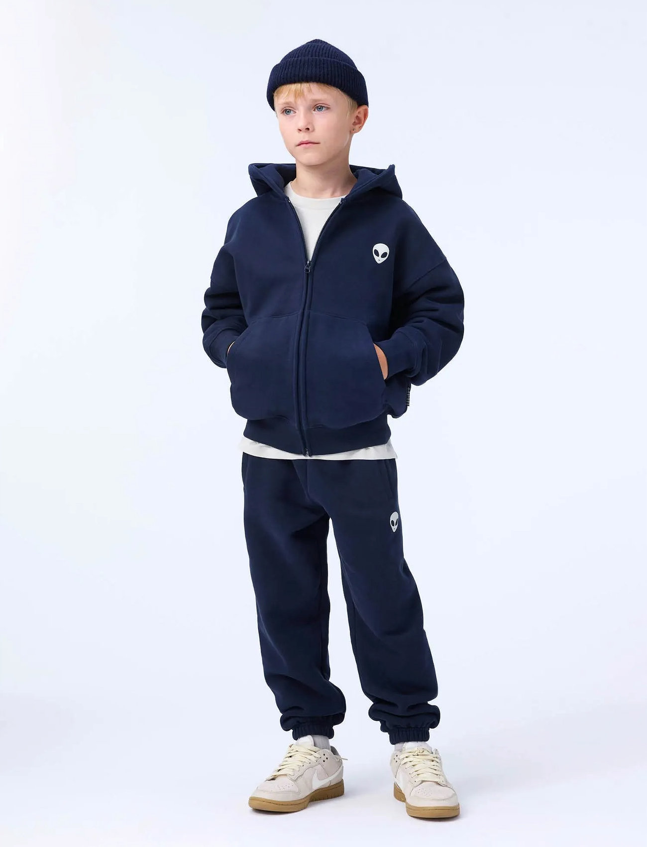 Molo Marley, 104, Navy, Sweatshirts & Hættetrøjer > Hættetrøjer, Børn