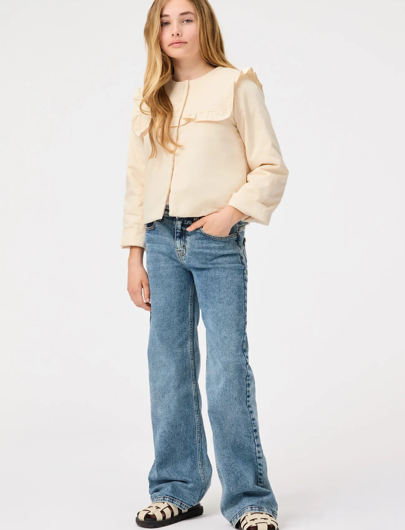Molo Asta, 110, Blue, Jeans > Vidde Jeans, Børn