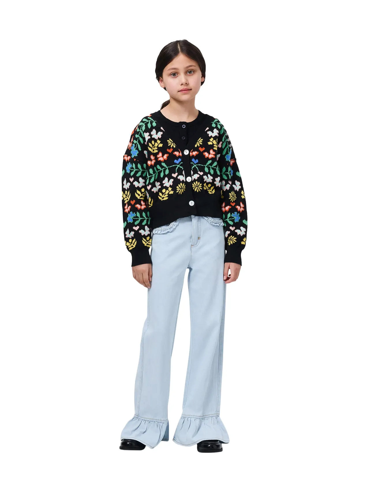 Molo Amara, 152, Blue, Jeans > Bootcut-Jeans, Børn