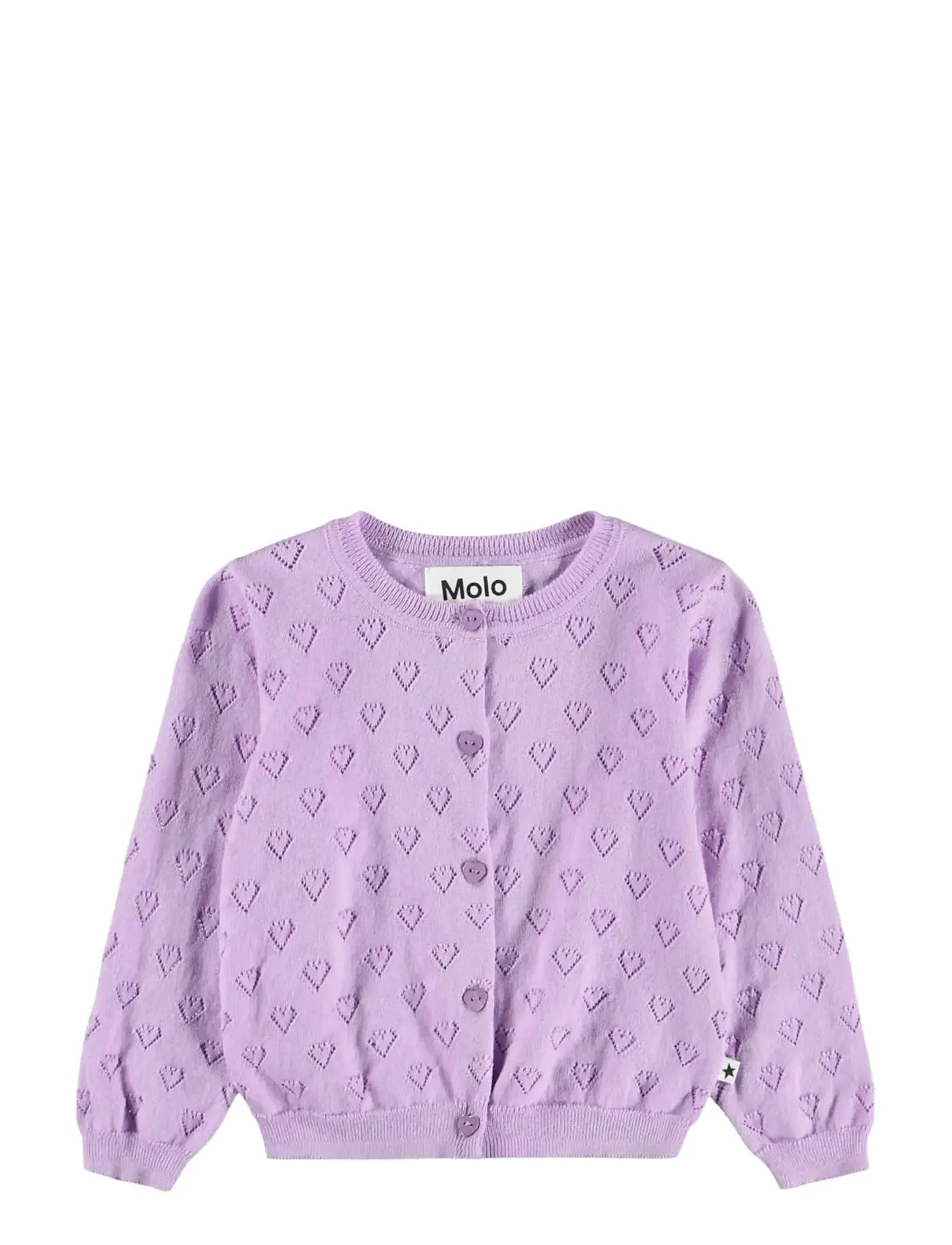 Molo Gertrud, 98, Purple, Strik > Cardigans, Børn