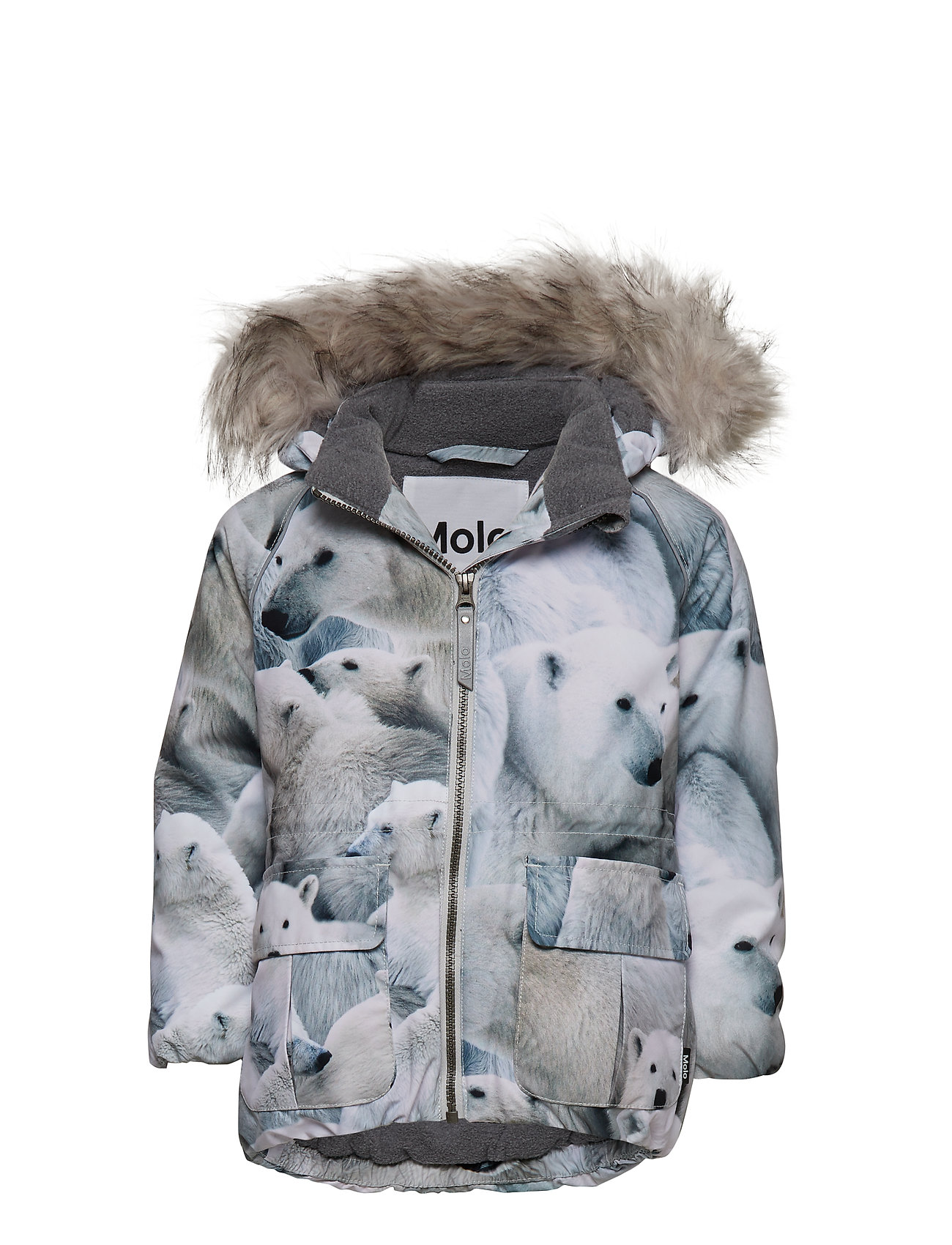 Cathy Fur Gevoerd Jack Wit Molo molo kopen in de aanbieding