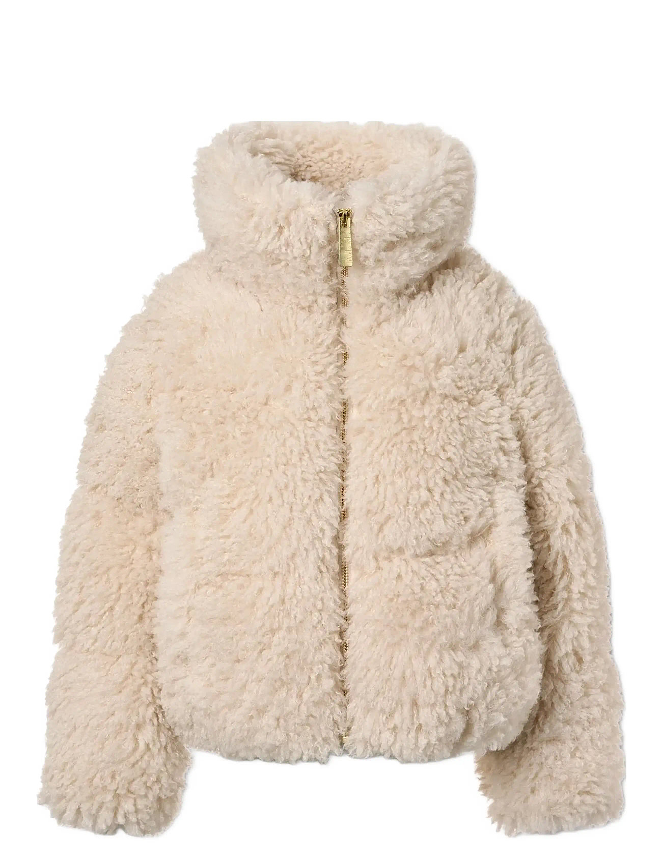 Molo Havi, 176, Beige, Jakker Og Frakker > Imiteret Pels, Børn