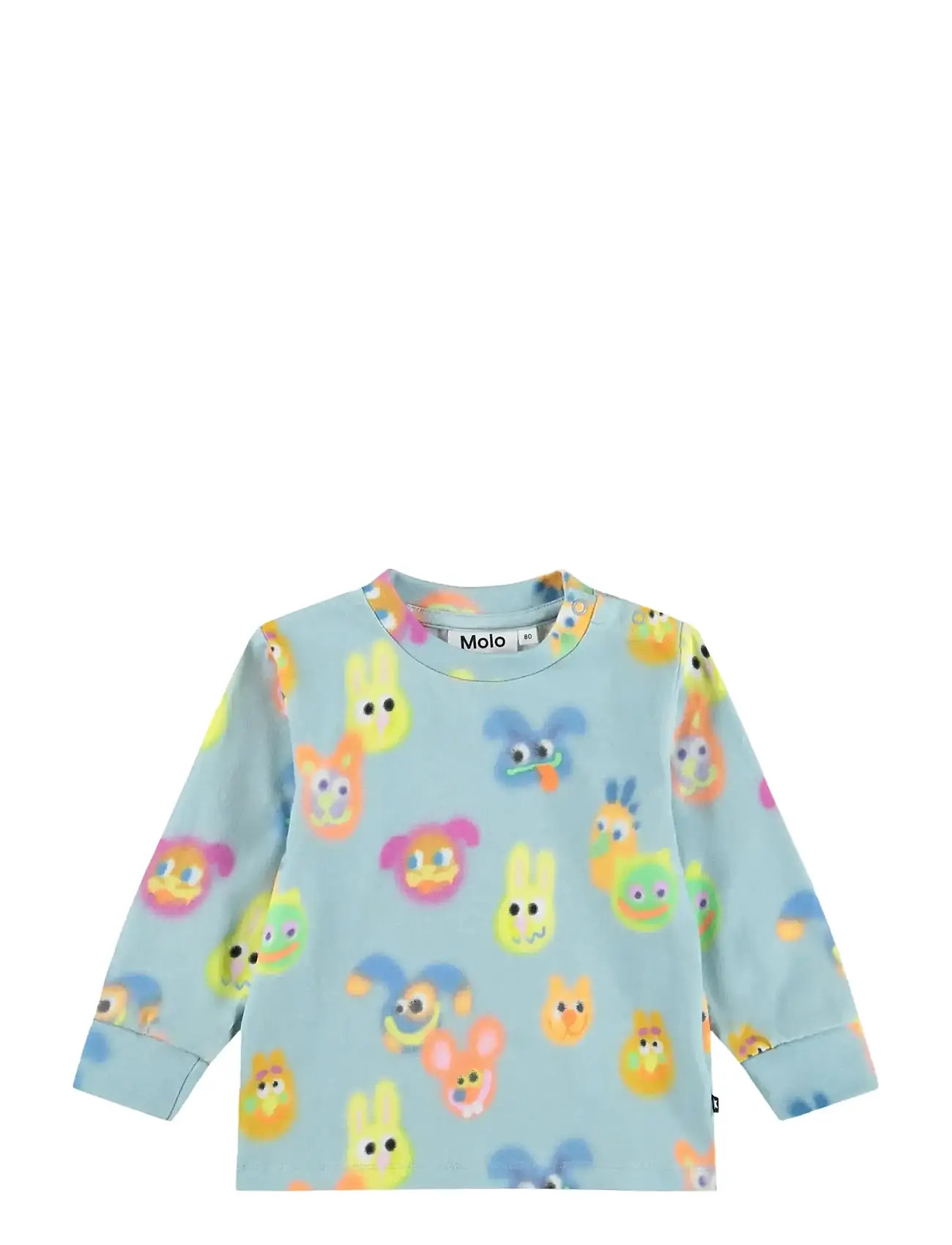 Molo Eloy, 92, Multi/patterned, T-Shirts > Langærmede T-shirts, Børn