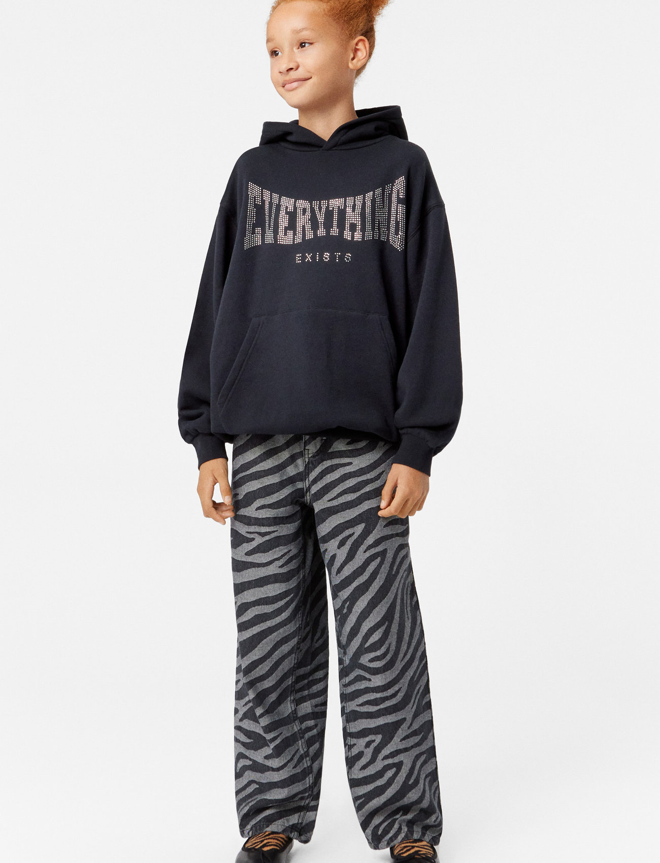 Molo Maxx, 116, Black, Sweatshirts & Hættetrøjer > Hættetrøjer, Børn