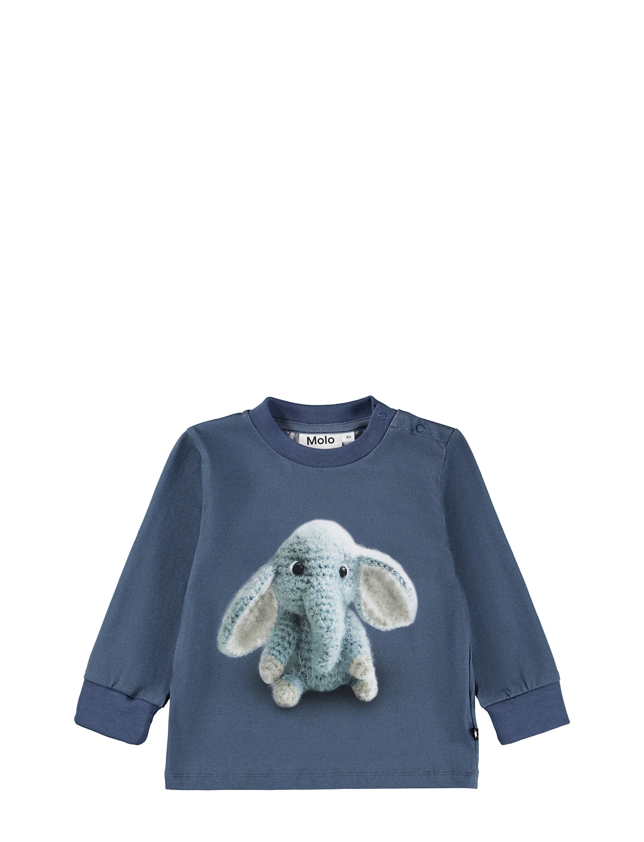 Molo Eloy, 62, Navy, T-Shirts > Langærmede T-shirts, Børn