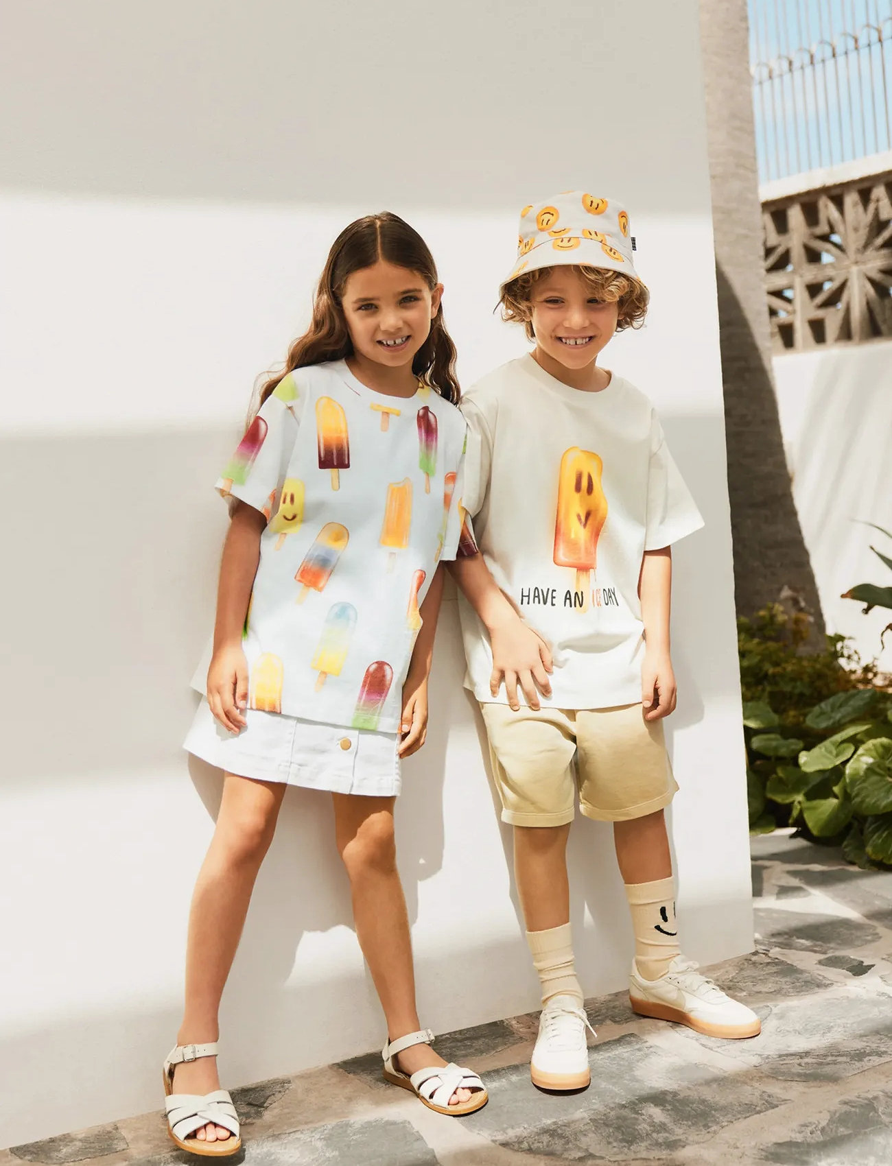 Molo Siks, 5-9Y, White, Hatte > Hatte Med Spand, Børn