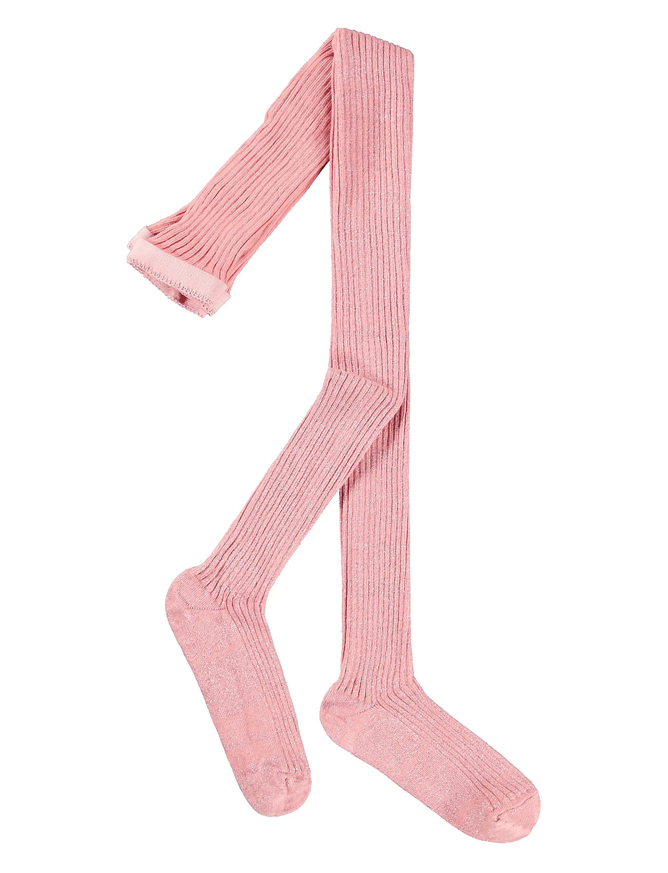 MOLO Glitter Rib Strumpfhose Pink - 146/152 - Kinder