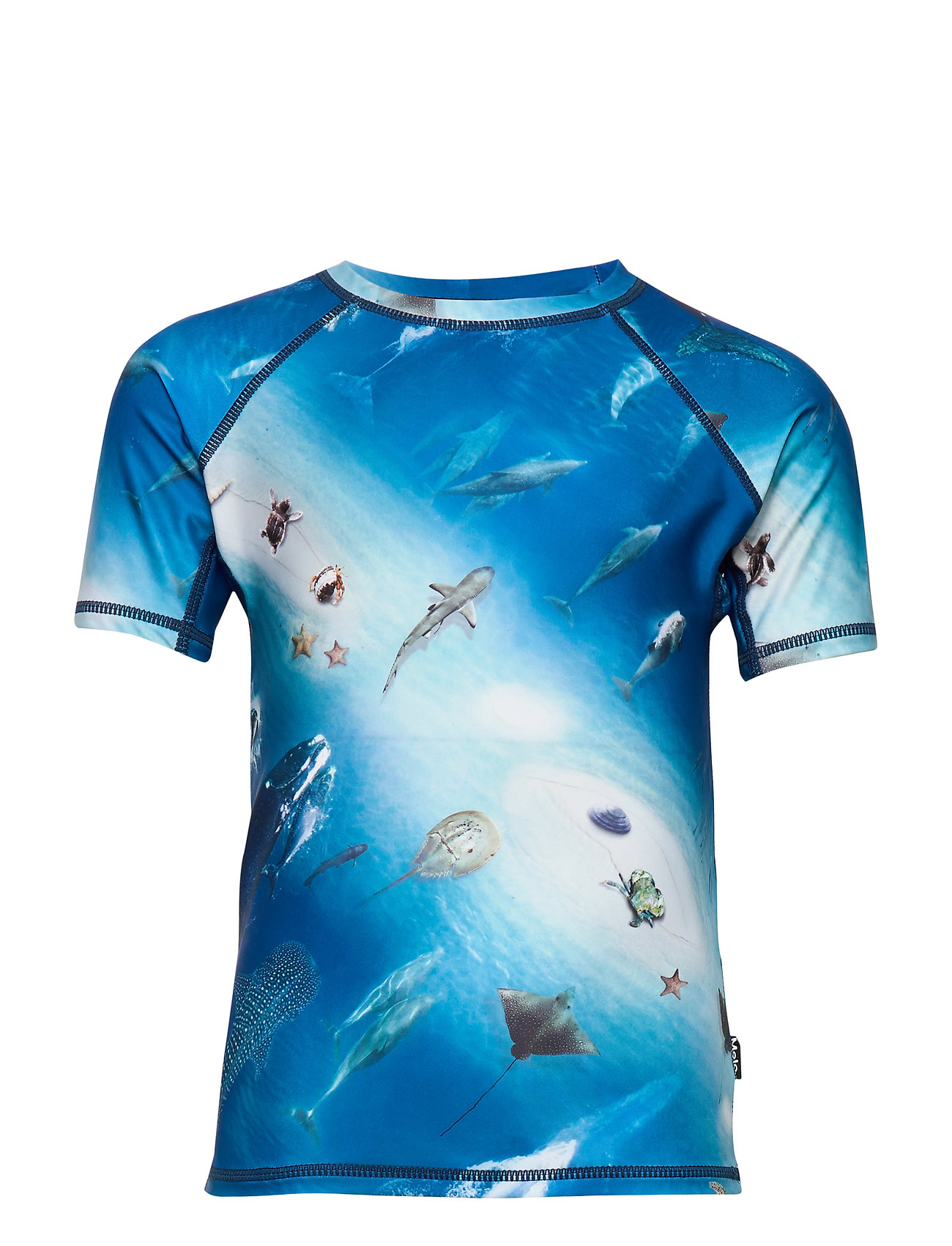 Neptune Swimwear UV Clothing UV Tops Blå Molo badetøj Molo til børn i TILES - Pashion.dk