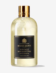 VINTAGE WITH ELDERFLOWER BATH & SHOWER GEL 300ML - shower gel - no colour