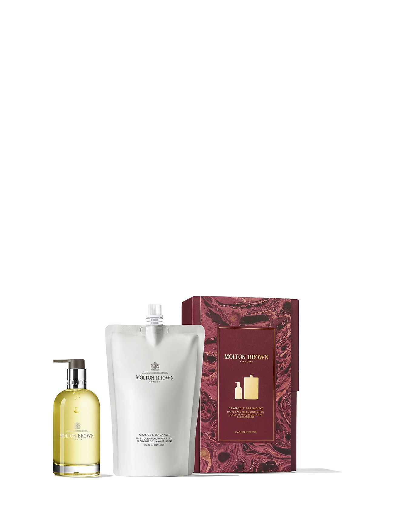 Molton Brown Orange & Bergamot Hand Care Refill Gift Set Nude