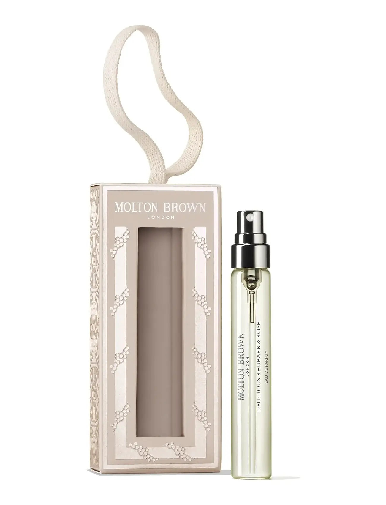 Molton Brown Delicious Rhubarb & Rose Fragrance Bauble Edp, 7.5 ml, Nude, Parfume > Eau De Parfum, Dame