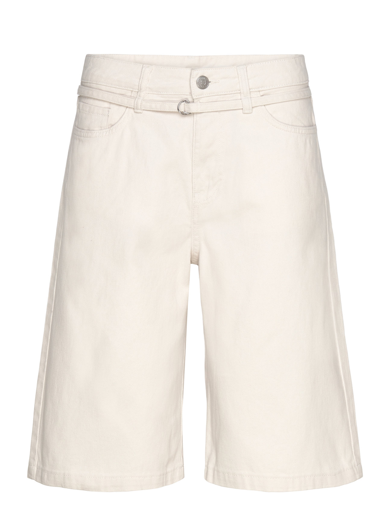 Monki Low Rise Cargo Cotton Twill Jorts, 32, Beige, Shorts > Afslappede Shorts, Dame