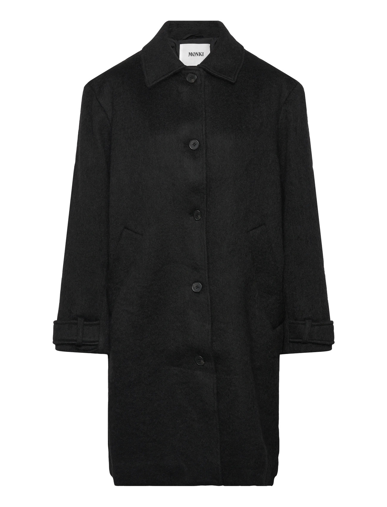 Monki Knee Length Single Breasted Coat