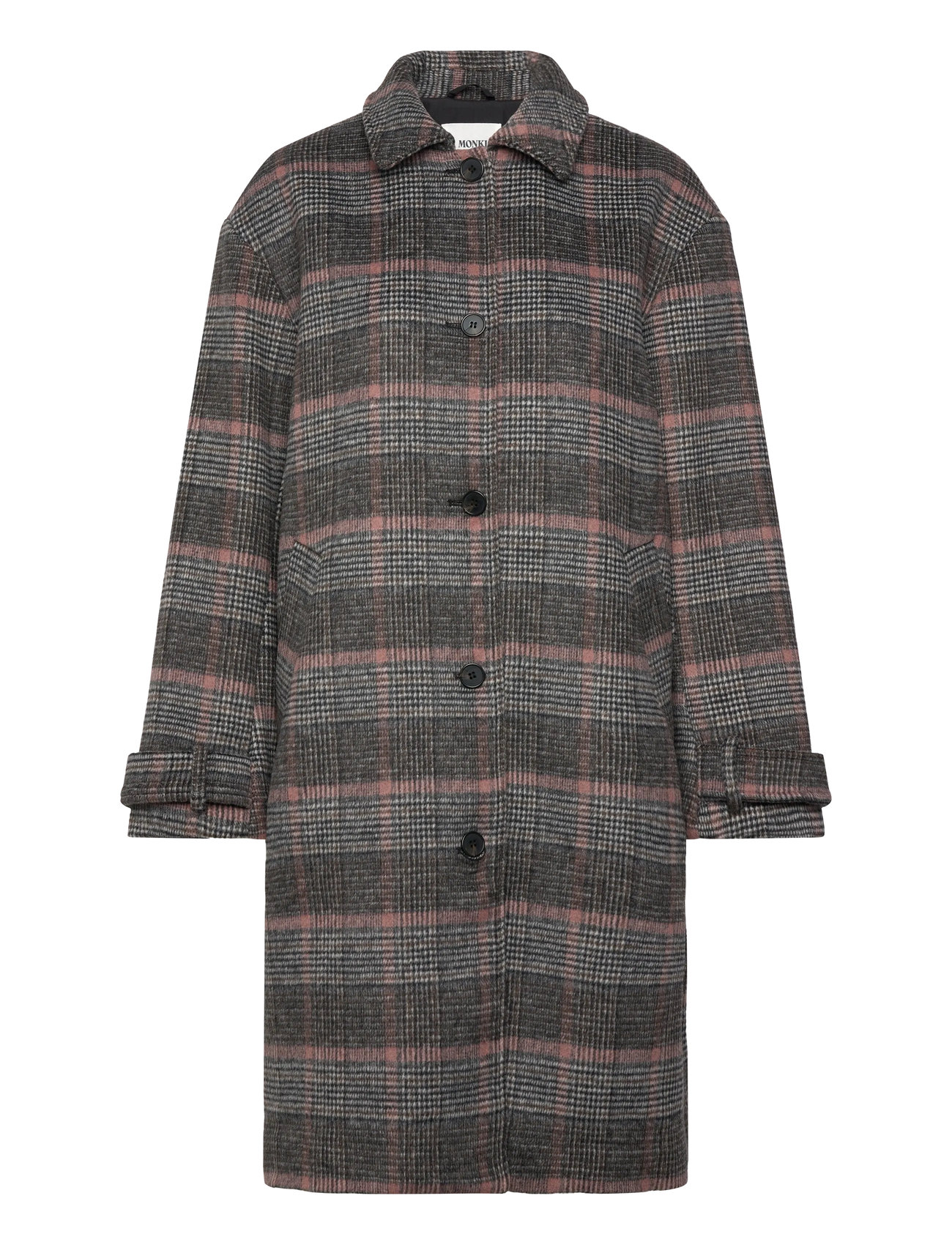 Monki Knee Length Single Breasted Coat
