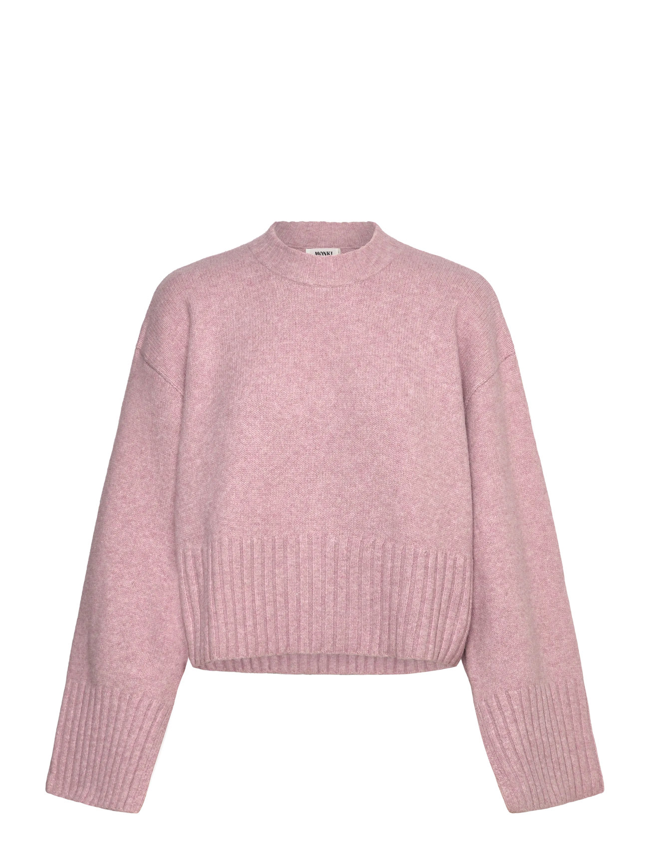 Monki Knitted Oversized Sweater, XXL, Pink, Strik > Trøjer, Dame
