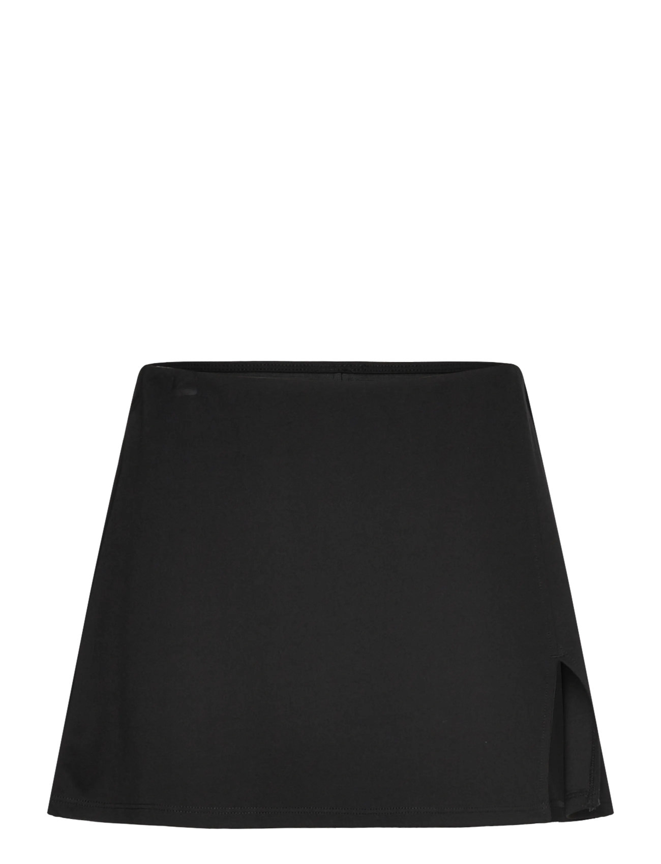 Monki Mini Slit Skirt, M, Black, Nederdele > Korte Nederdele, Dame