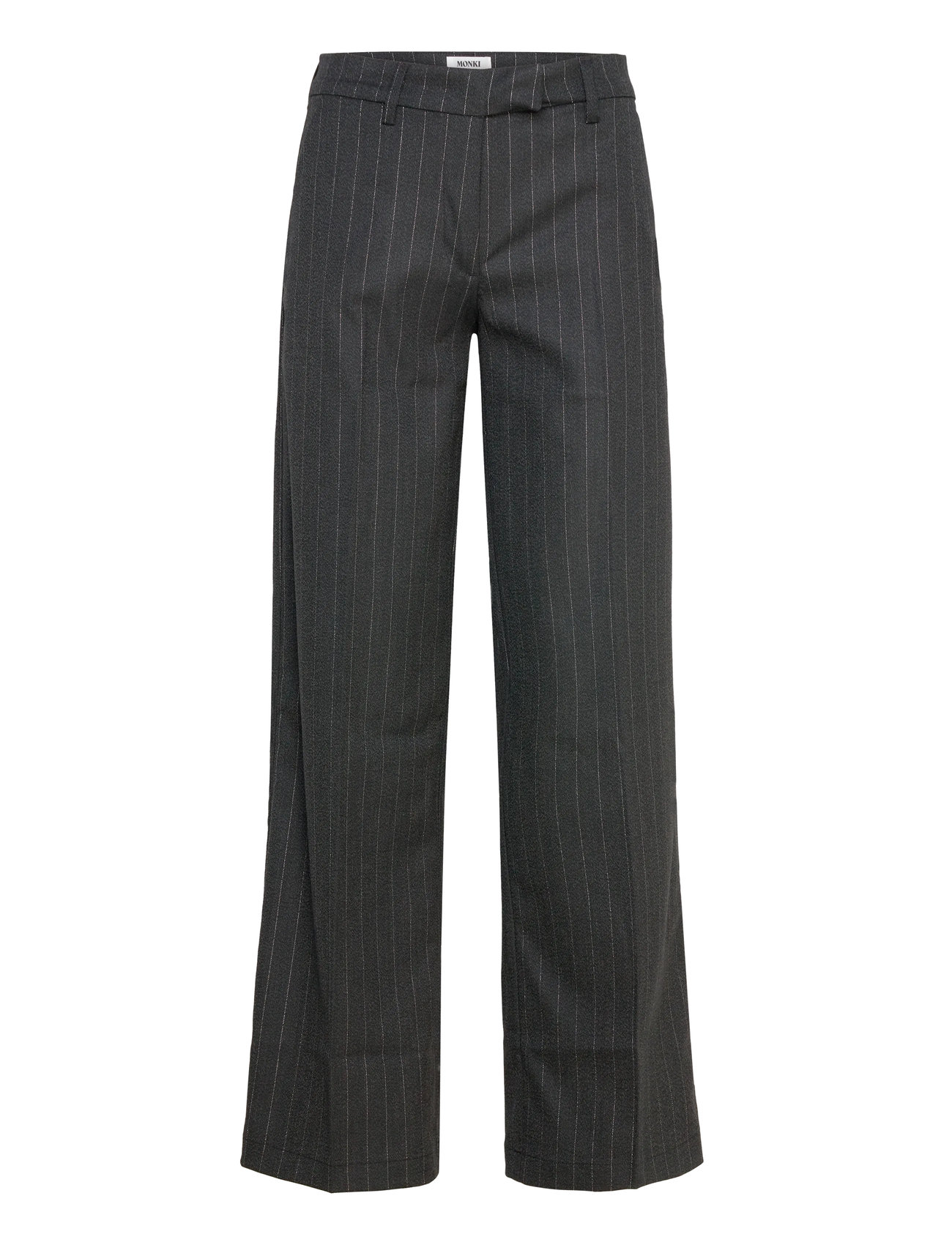 Monki Low Rise Suiting Trousers, 34, Grey, Bukser > Jakkesætsbukser, Dame