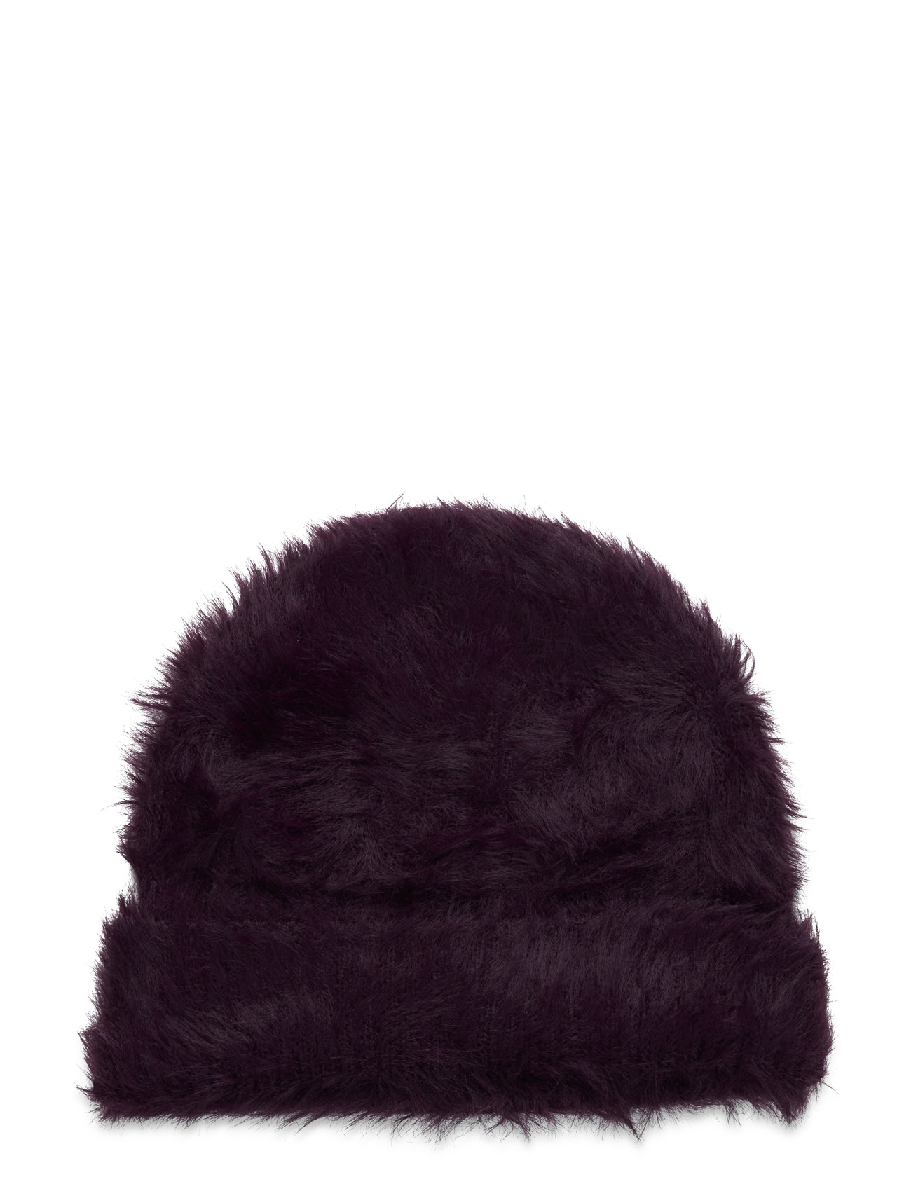 Monki Hairy Hat, One Size, Purple, Hovedbeklædning > Huer, Dame