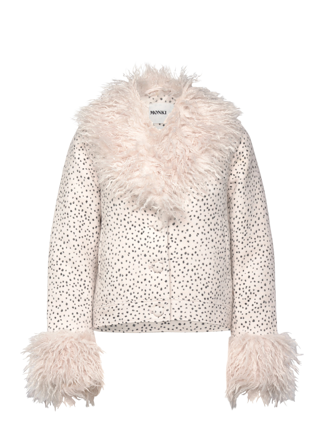 Monki Hoodie Jacket, M, Pink, Jakker > Uldjakker, Dame