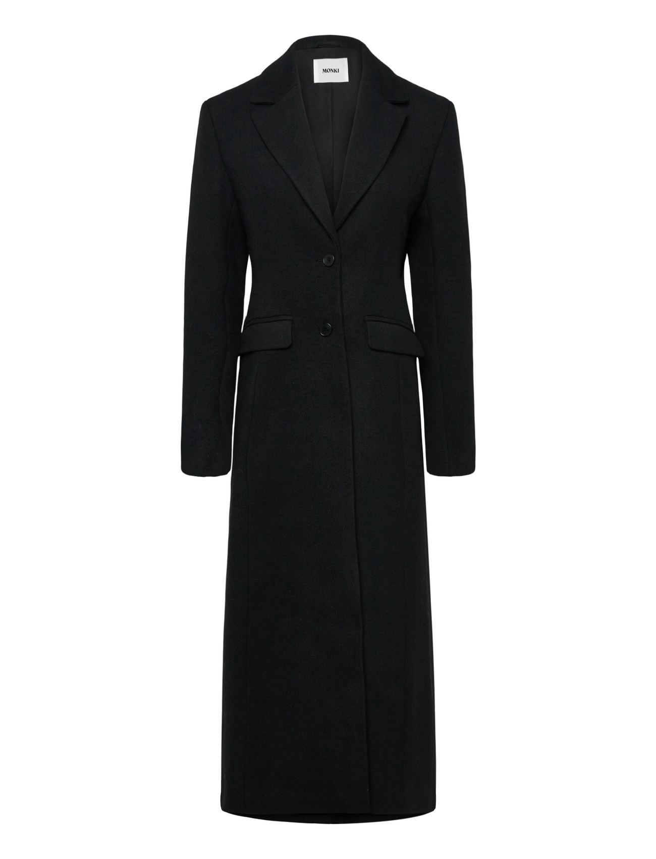 Monki Long Single Breasted Slim Fit Coat