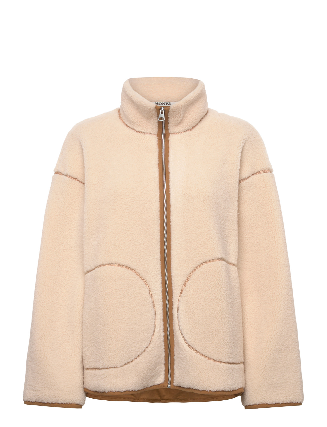 Monki Pile Jacket, XXS, Cream, Jakker > Let Sommerjakke, Dame