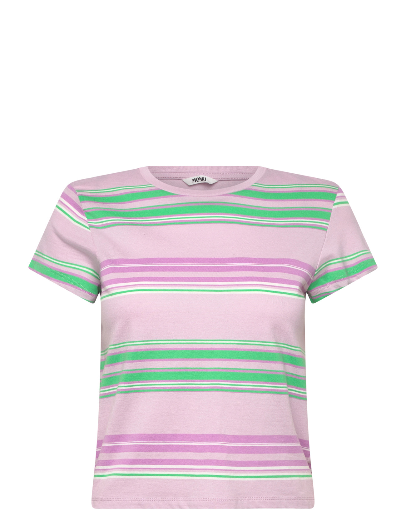 Monki Regular Fit Mini T-Shirt, XL, Multi/patterned, T-Shirts & Toppe > Kortærmede, Dame
