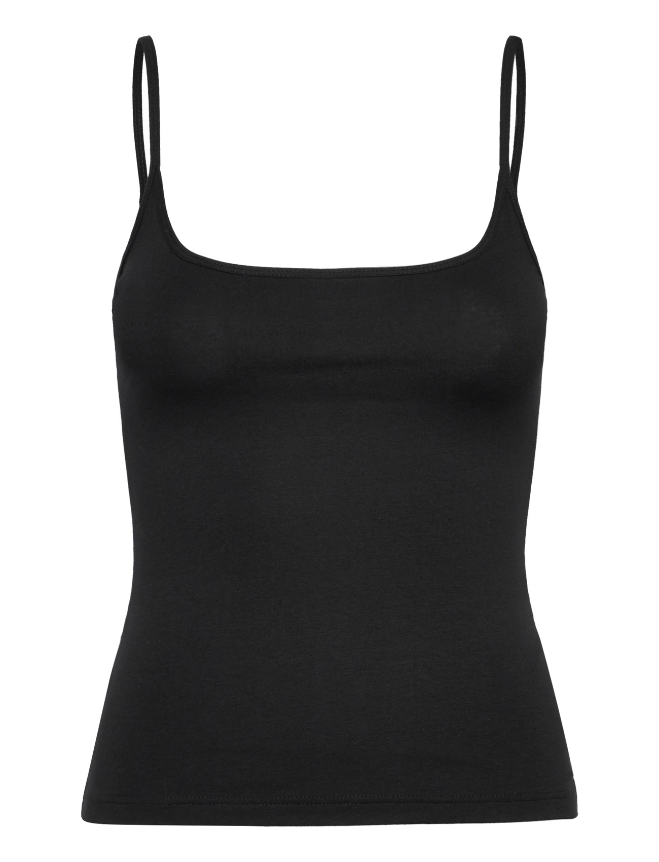 Monki Slim Strap Tank Top, XS, Black, T-Shirts & Toppe > Uden Ærmer, Dame
