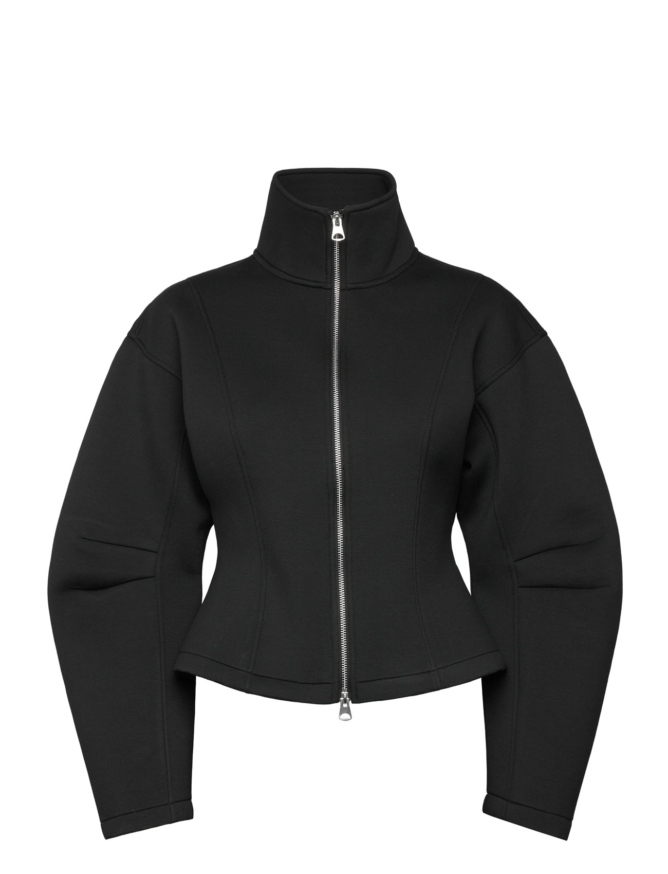 Monki Volume Scuba Jacket, S, Black, Jakker > Let Sommerjakke, Dame