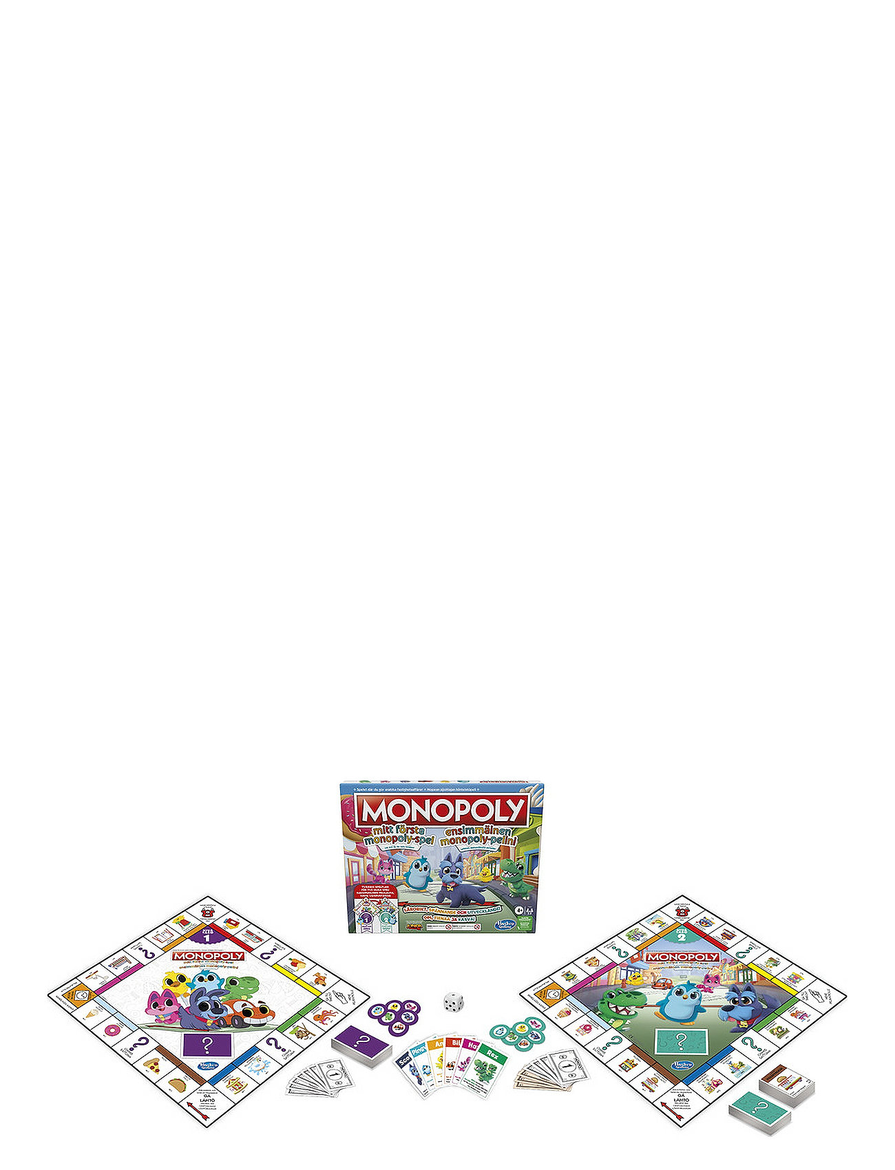 My First Monopoly Game Toys Puzzles And Games Games Board Games Multi/patterned Monopoly