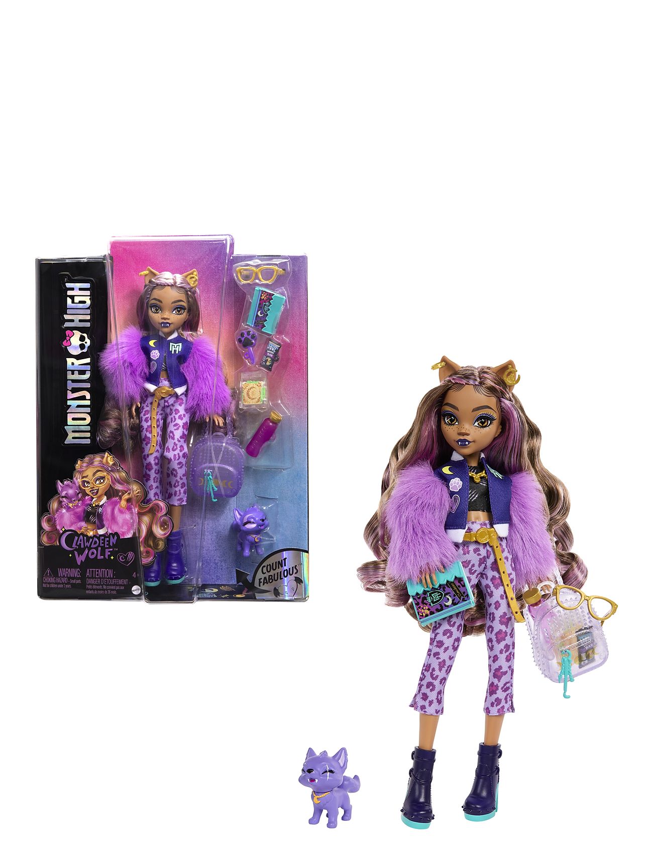 Monster High Clawdeen Wolf Doll Multi/patterned