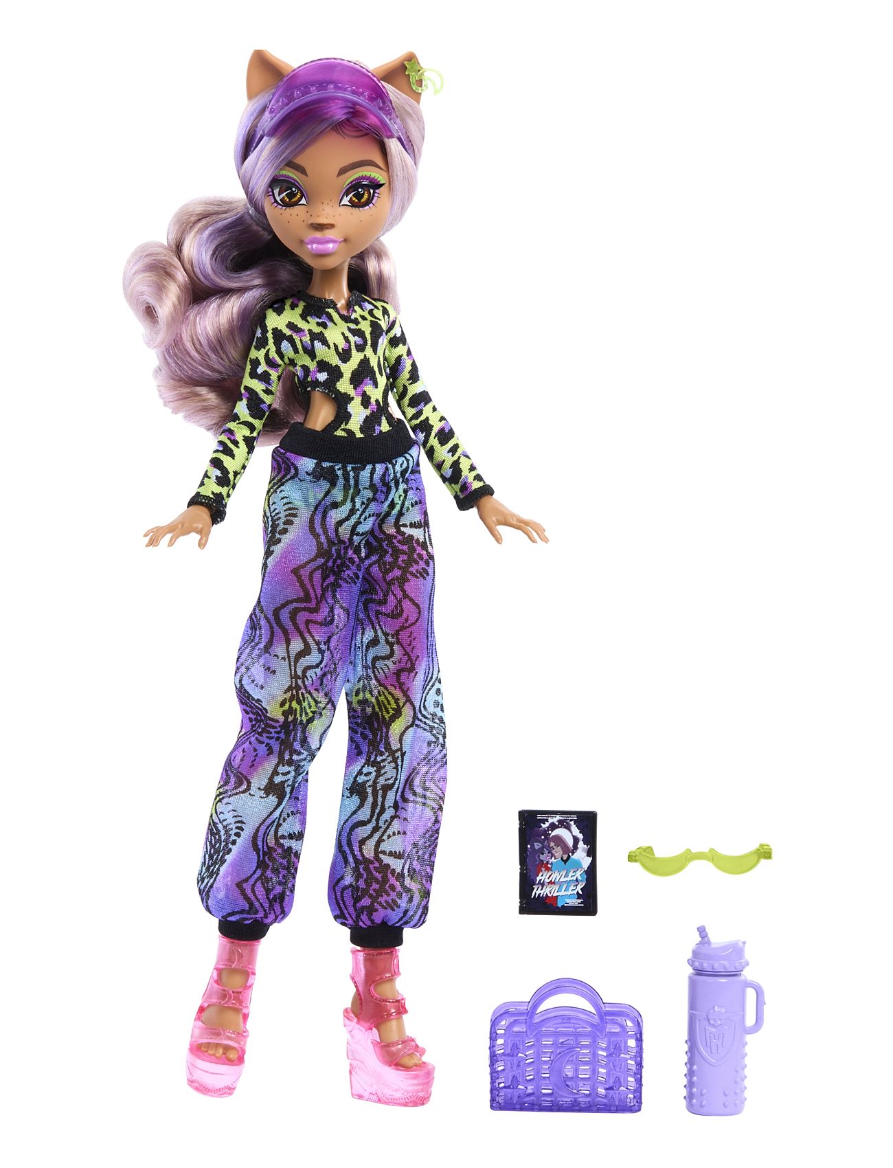 Monster High Scare-Adise Island Clawdeen Wolf Doll Multi/patterned