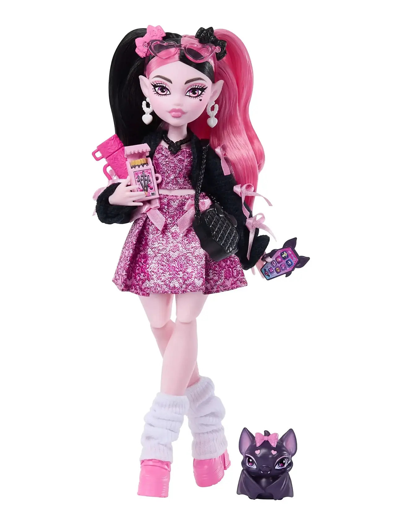 Monster High Draculaura Pop, One Size, Pink, Dukker Og Tilbehør > Dukker, Børn