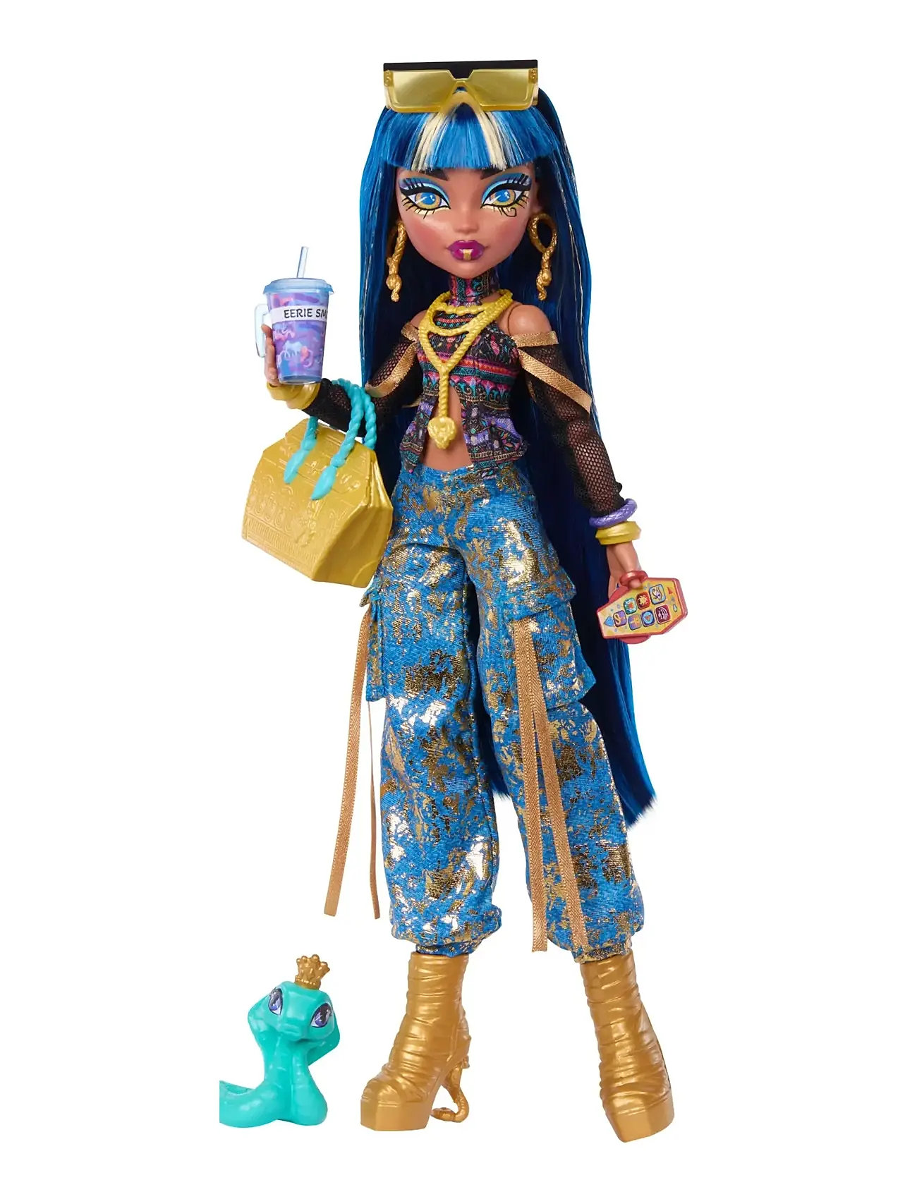 Monster High Cleo De Nile Pop, One Size, Blue, Dukker Og Tilbehør > Dukker, Børn