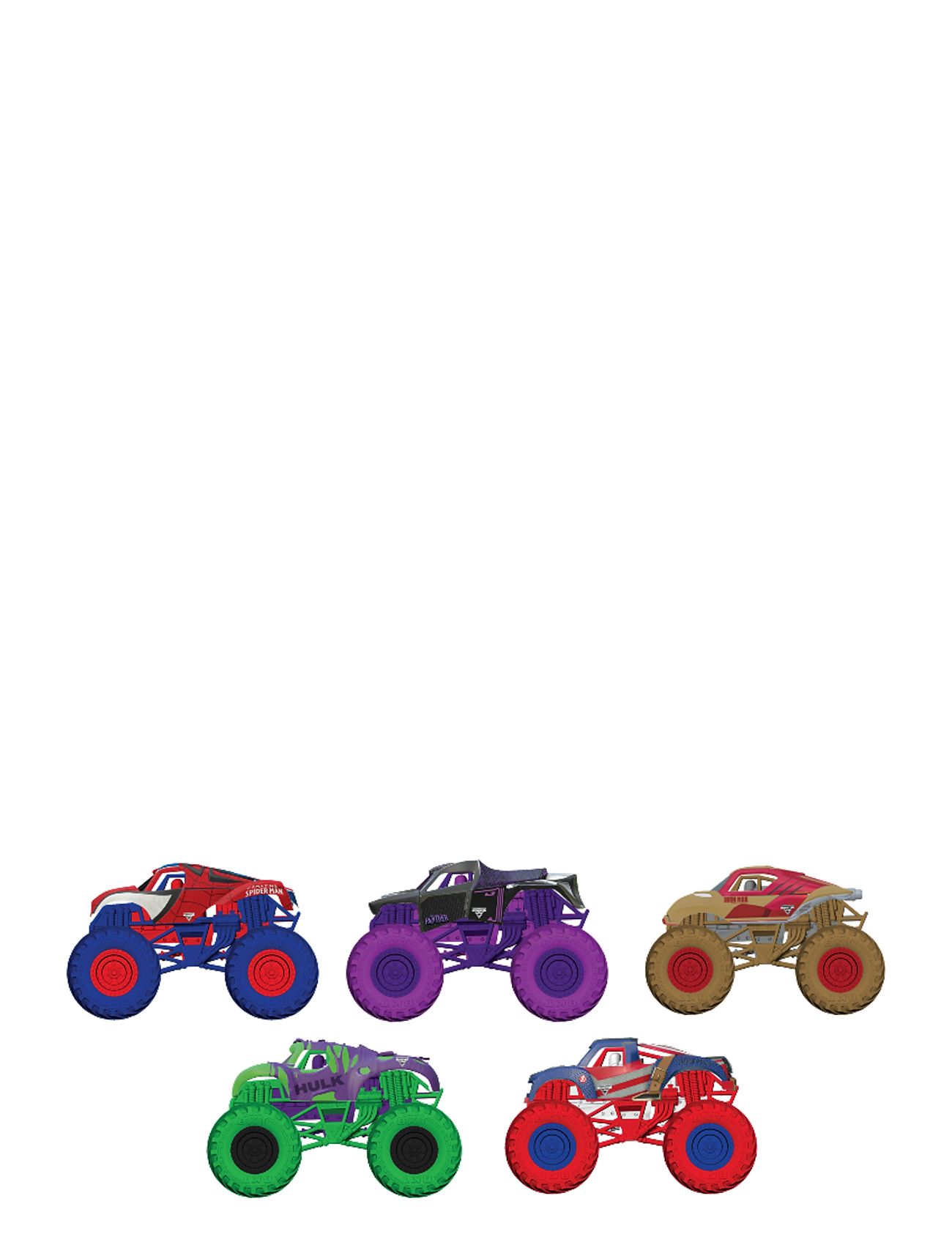 Monster Jam Monster Jam 1:64 Marvel 5 Pack Multi/patterned