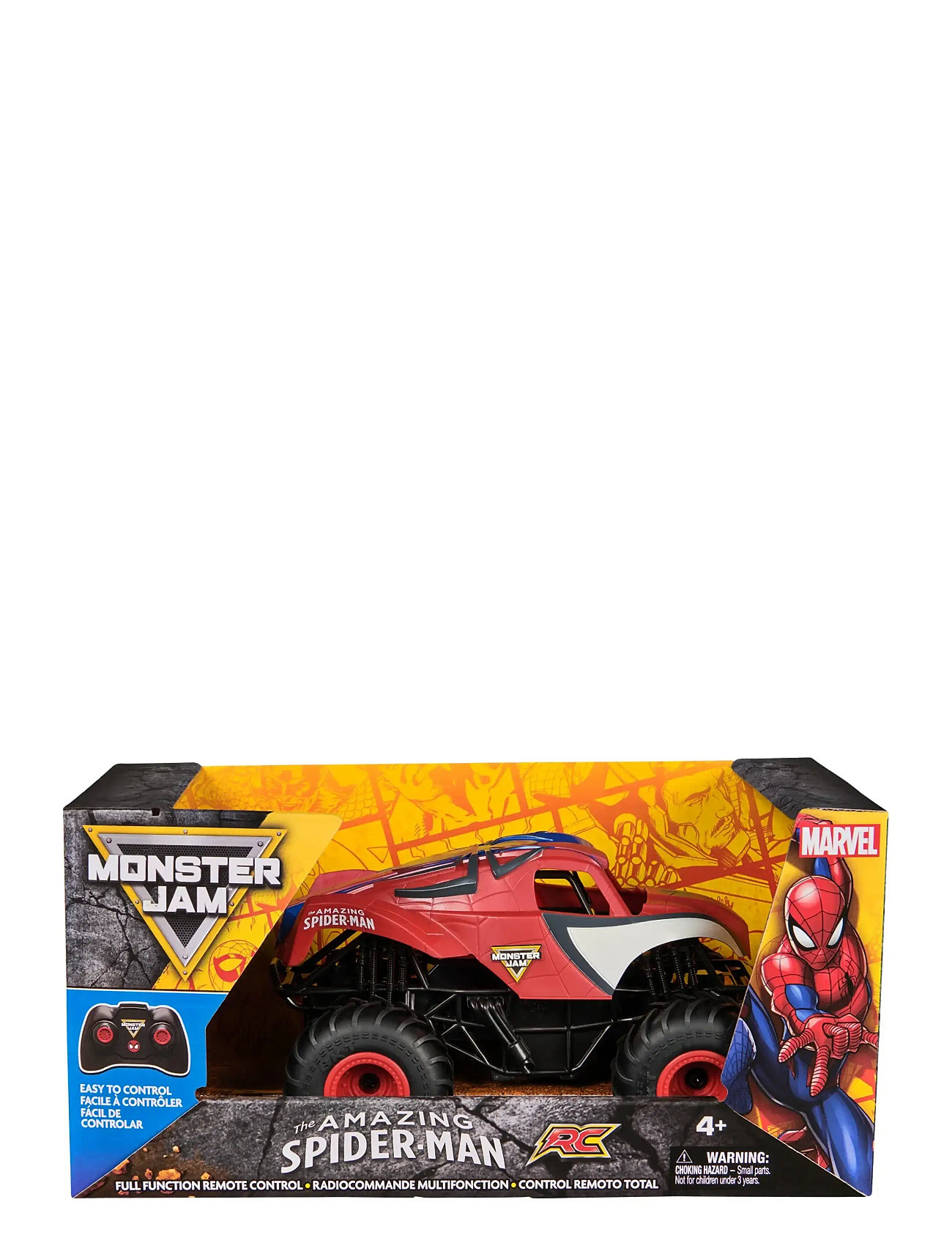 Monster Jam Monster Jam Rc 1:24 Spiderman, One Size, Red, Legetøj > Remote Controlled Legetøj, Børn