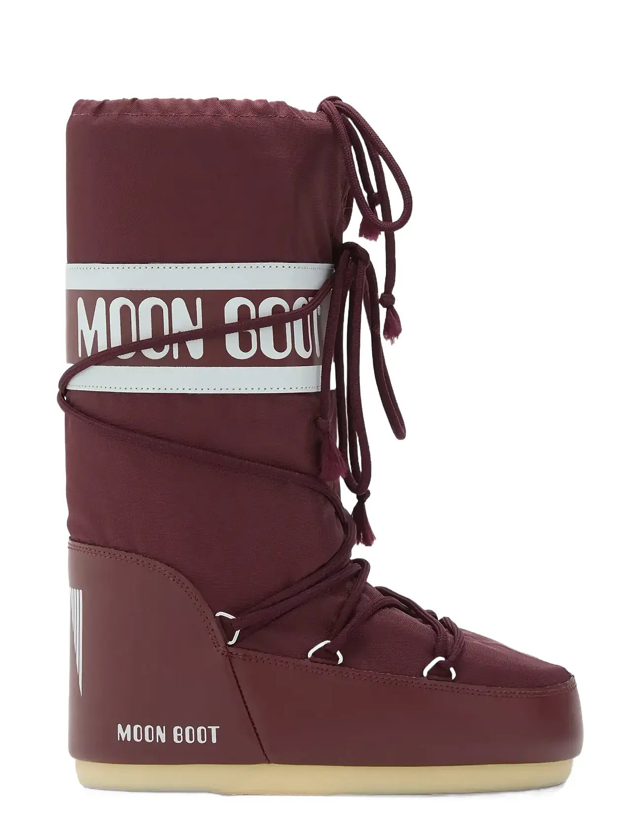 ロングブーツ MOON BOOT Icon Boots - Moon Boot - Leather - Brown Moonboot - Icon Nylon Boots in Shitake – Stoy
