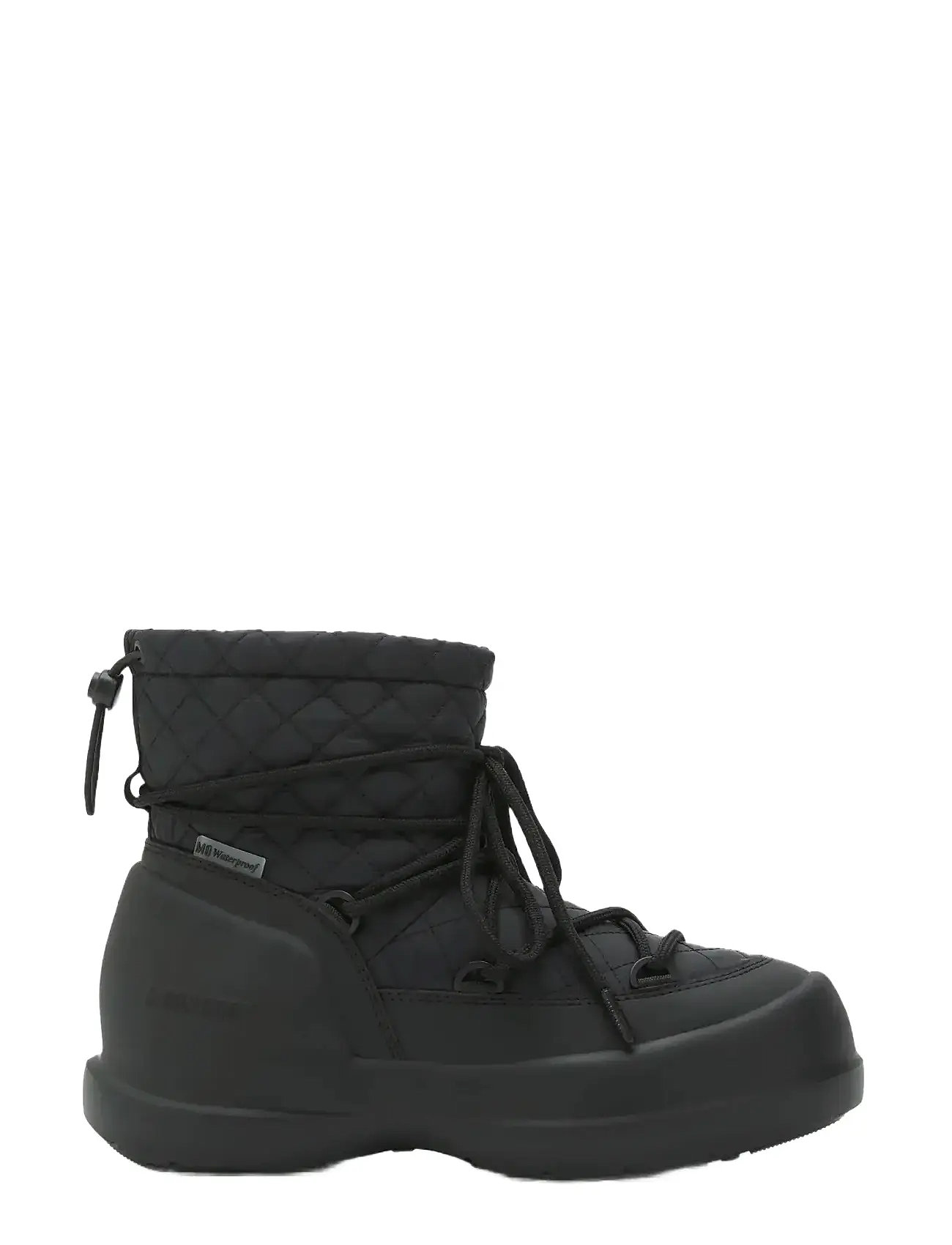 MOON Stiefel Mb Mezzaluna Quilted Mid Wp Schwarz - 40 - Damen