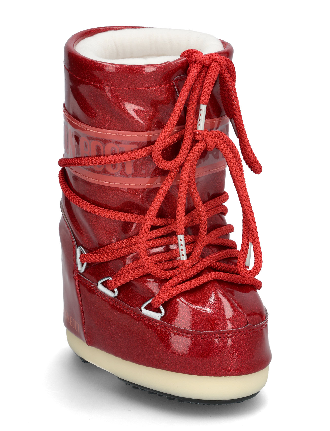 Mb Icon Jr Glitter Red Moon Boot