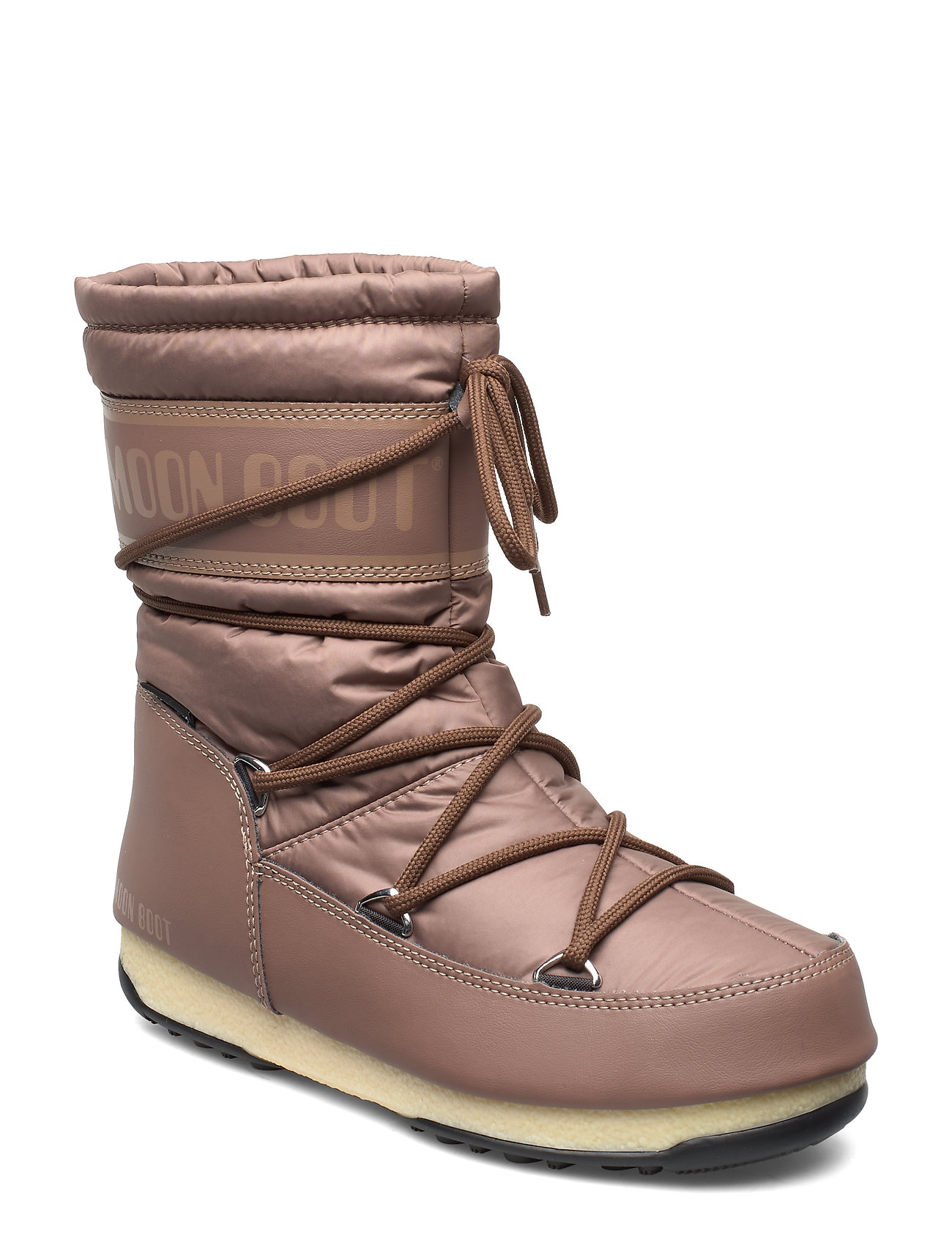 Mb Mid Nylon Wp Shoes Boots Ankle Boots Ankle Boot - Flat Ruskea Moon Boot