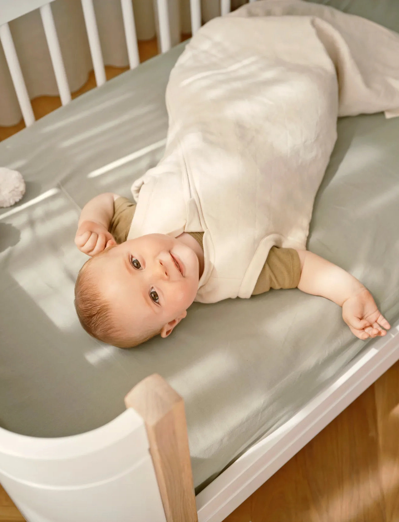 Moonboon Weighted Sleeping Bag, 85 cm, Cream, Pyjamas > Pyjamas Onesie, Børn
