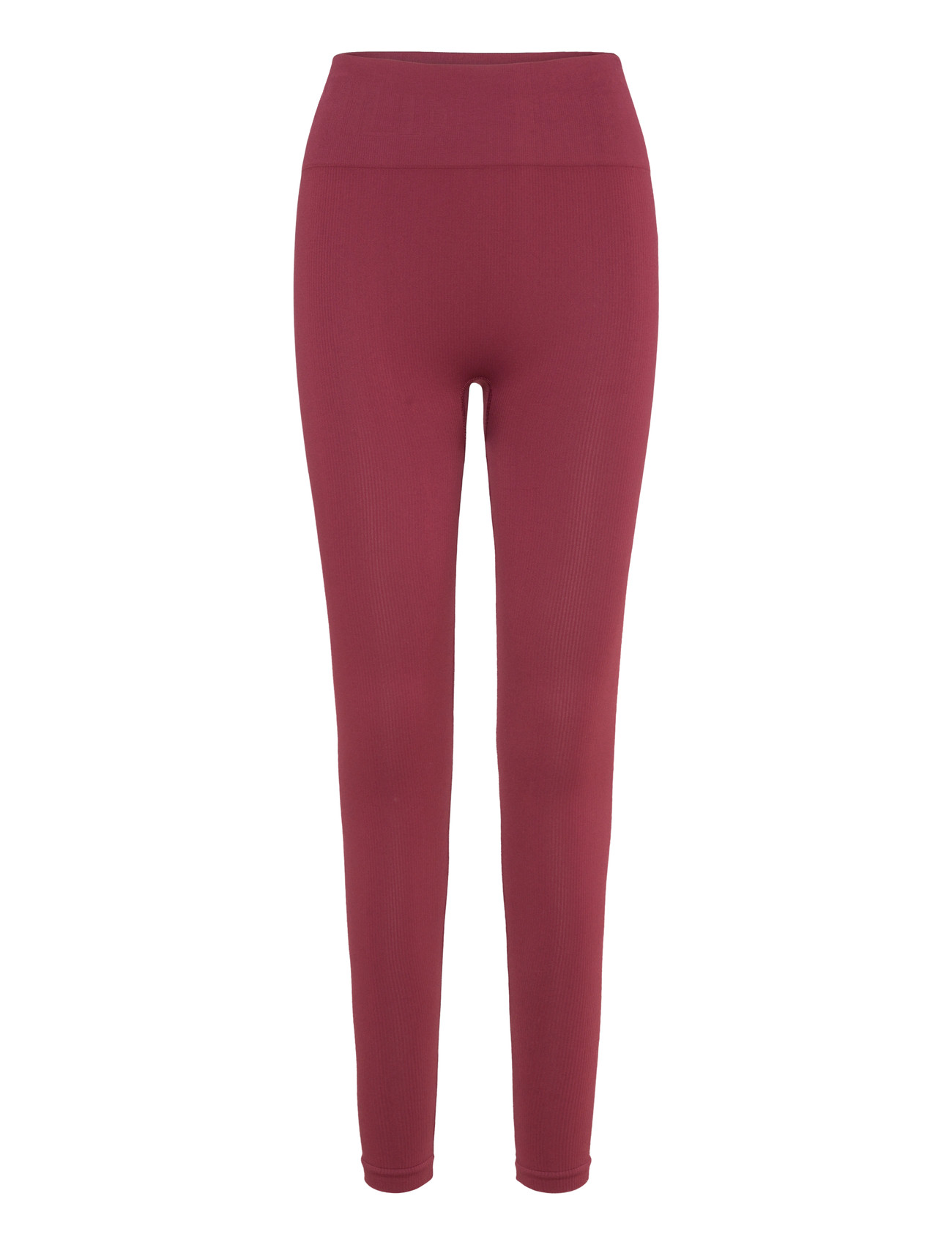 Moonchild Yoga Wear Soft Rib Seamless Legging, XL, Burgundy, Løbetræningstights > Sømløse Tights, Dame