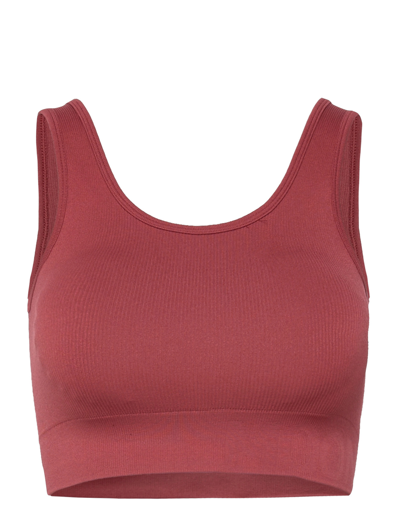 MOONCHILD YOGA WEAR Soft Rib Seamless Crop Oberteil Pink - L - Damen