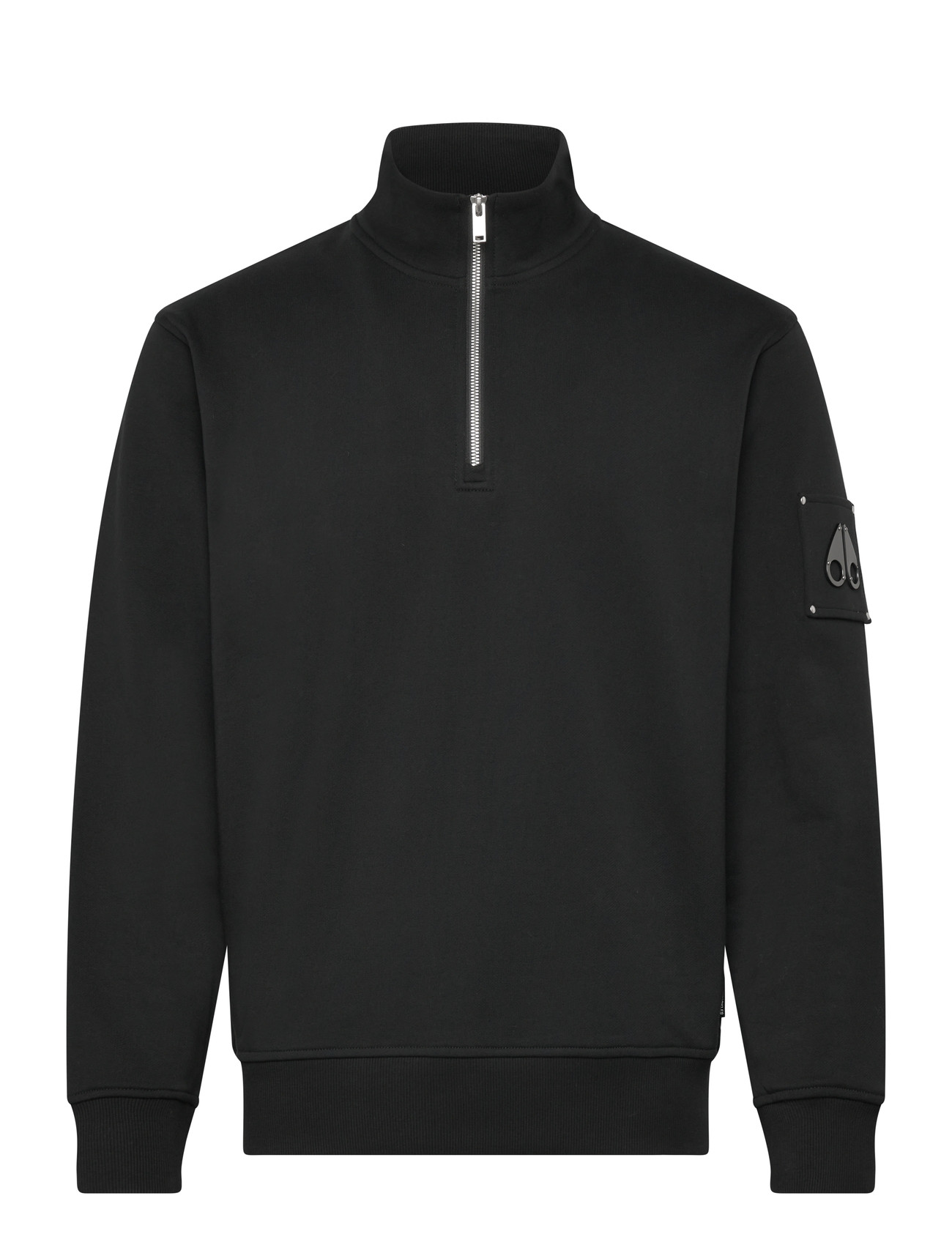 Moose Knuckles Hartsfield 1/4 Zip, S, Black, Sweatshirts & Hættetrøjer > Sweatshirts, Herre