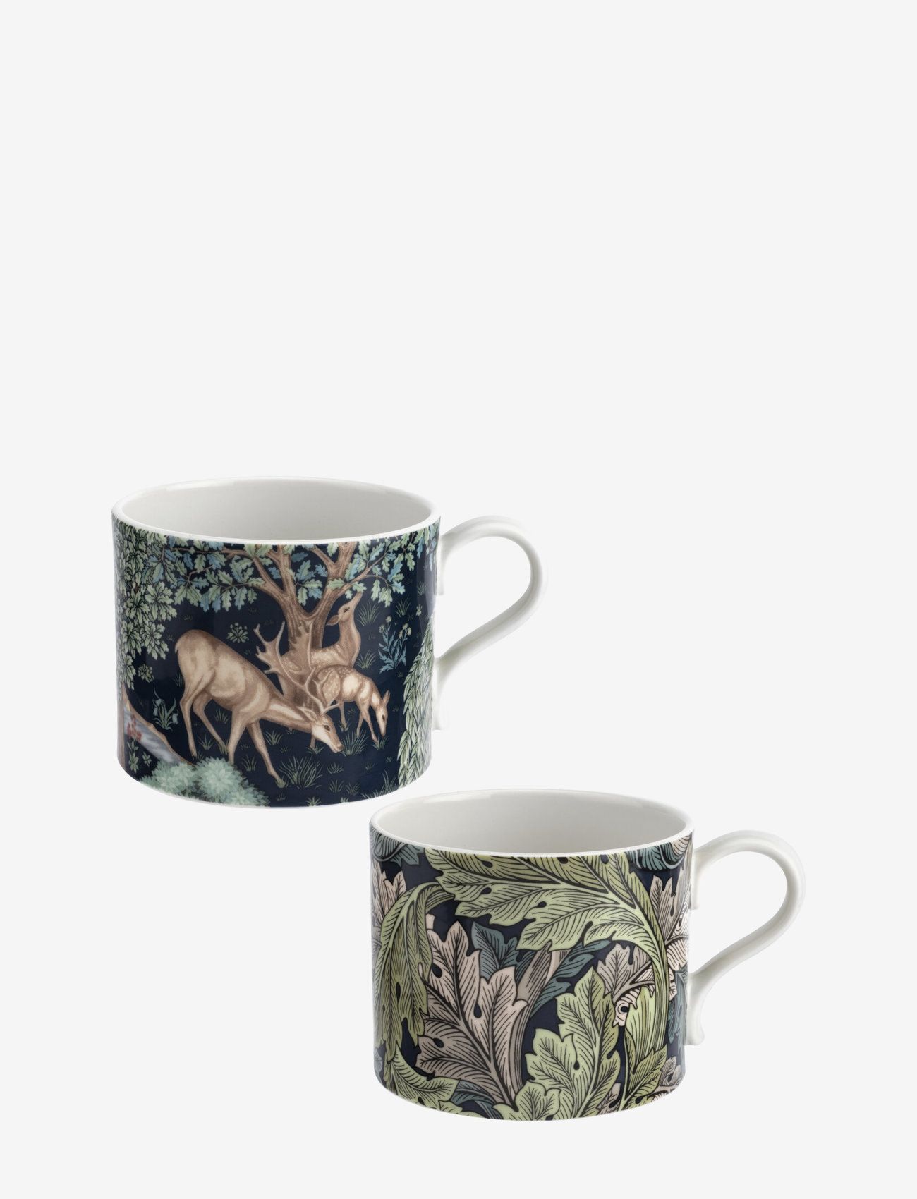 Morris & Co Morris & Co Mugs Brook & Acanthus Set Of 2 Mugs Coffee