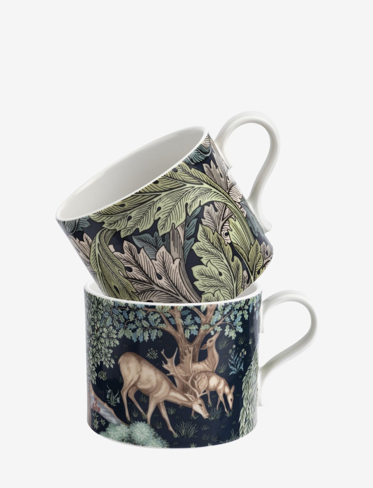 Morris & Co Morris & Co Mugs Brook & Acanthus Set Of 2 Mugs Coffee