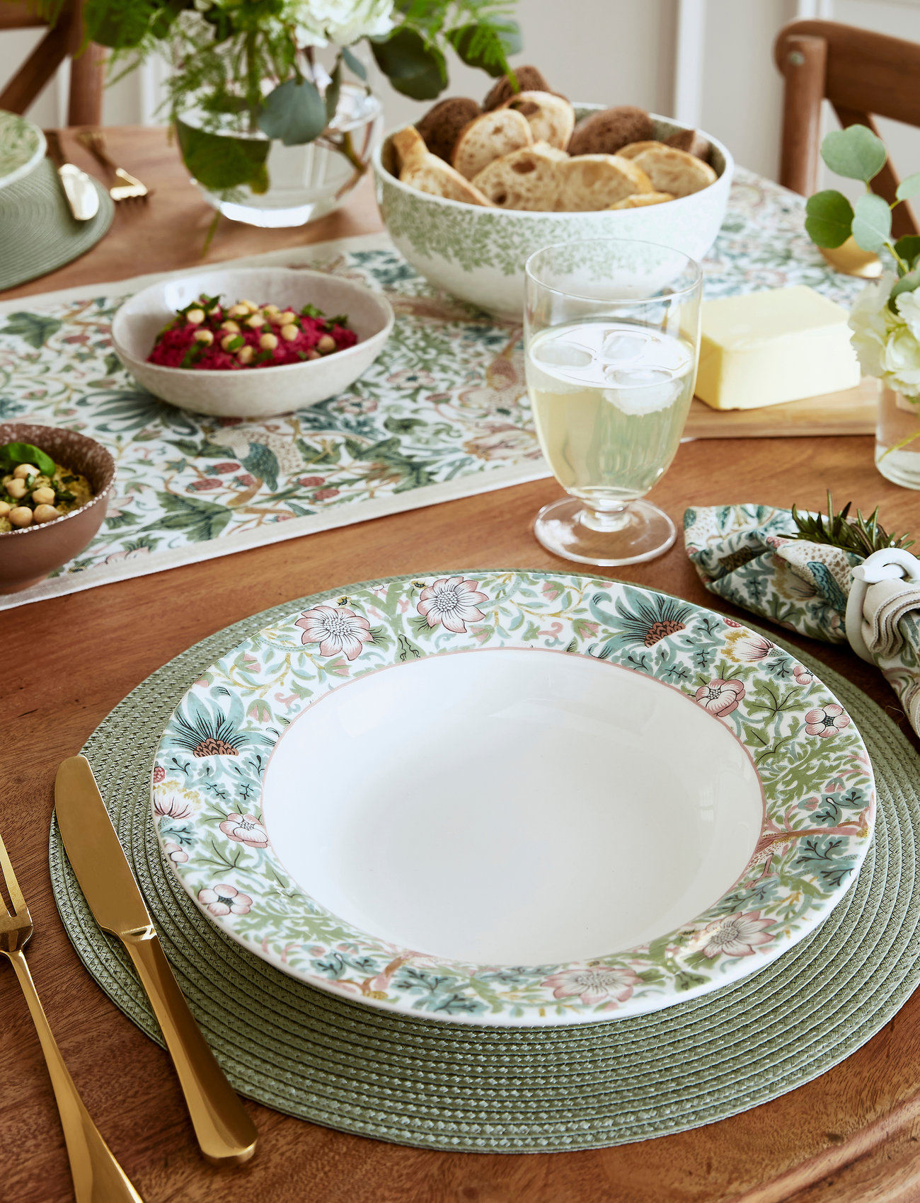 Morris & Co Morris & Co Pasta Bowl S.thief 4-Pack, One Size, Multi/patterned, Tallerkener > Pastatallerkener, Unisex