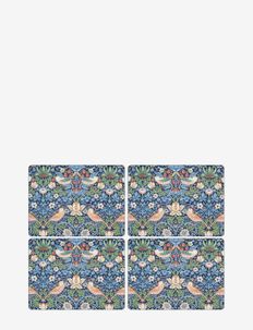 Placemat Strawberry Thief 4-p - placemats - blue