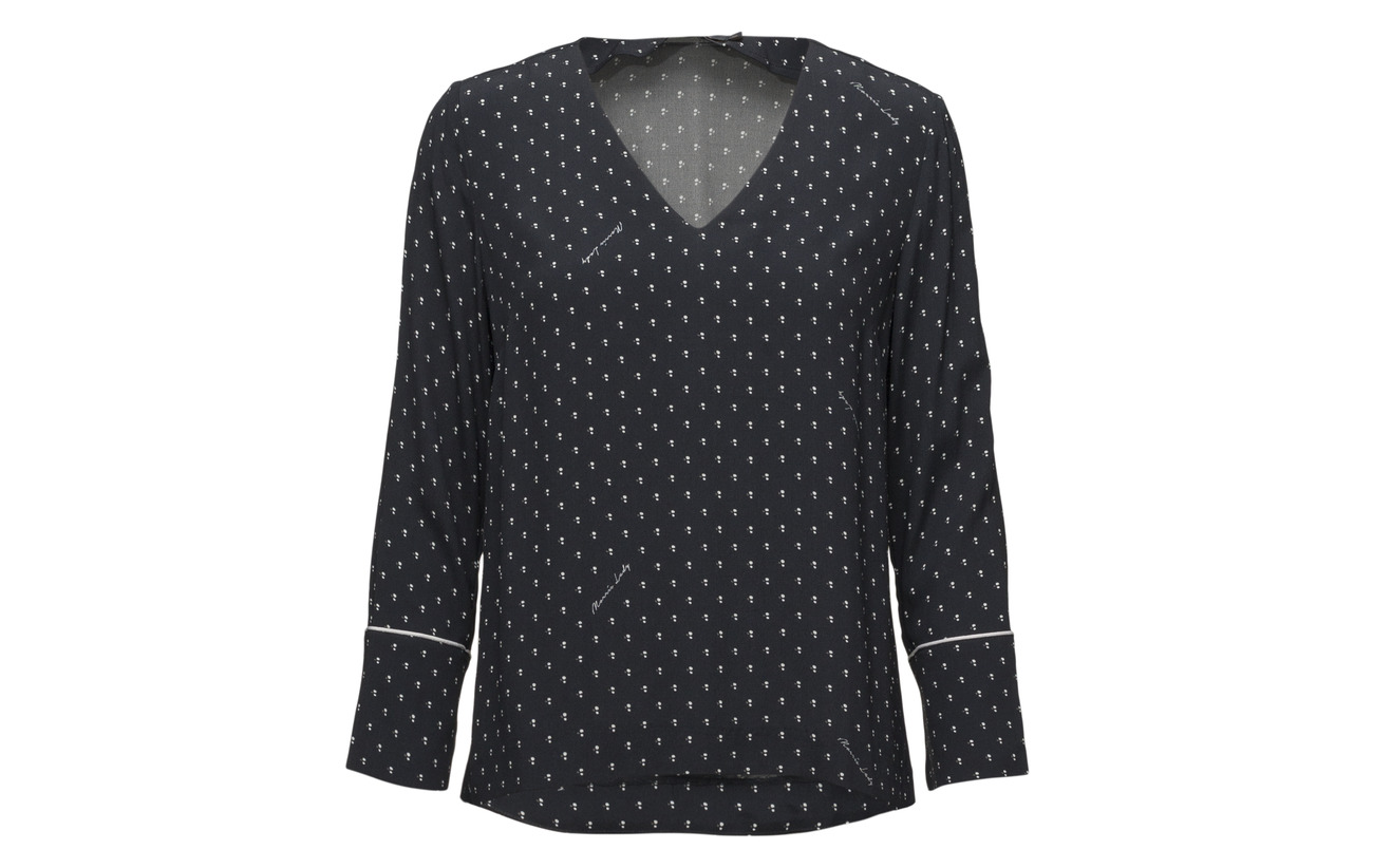 Blouse Printed Viscose Lady Équipement 100 Eve Morris Blue qZPAzazw