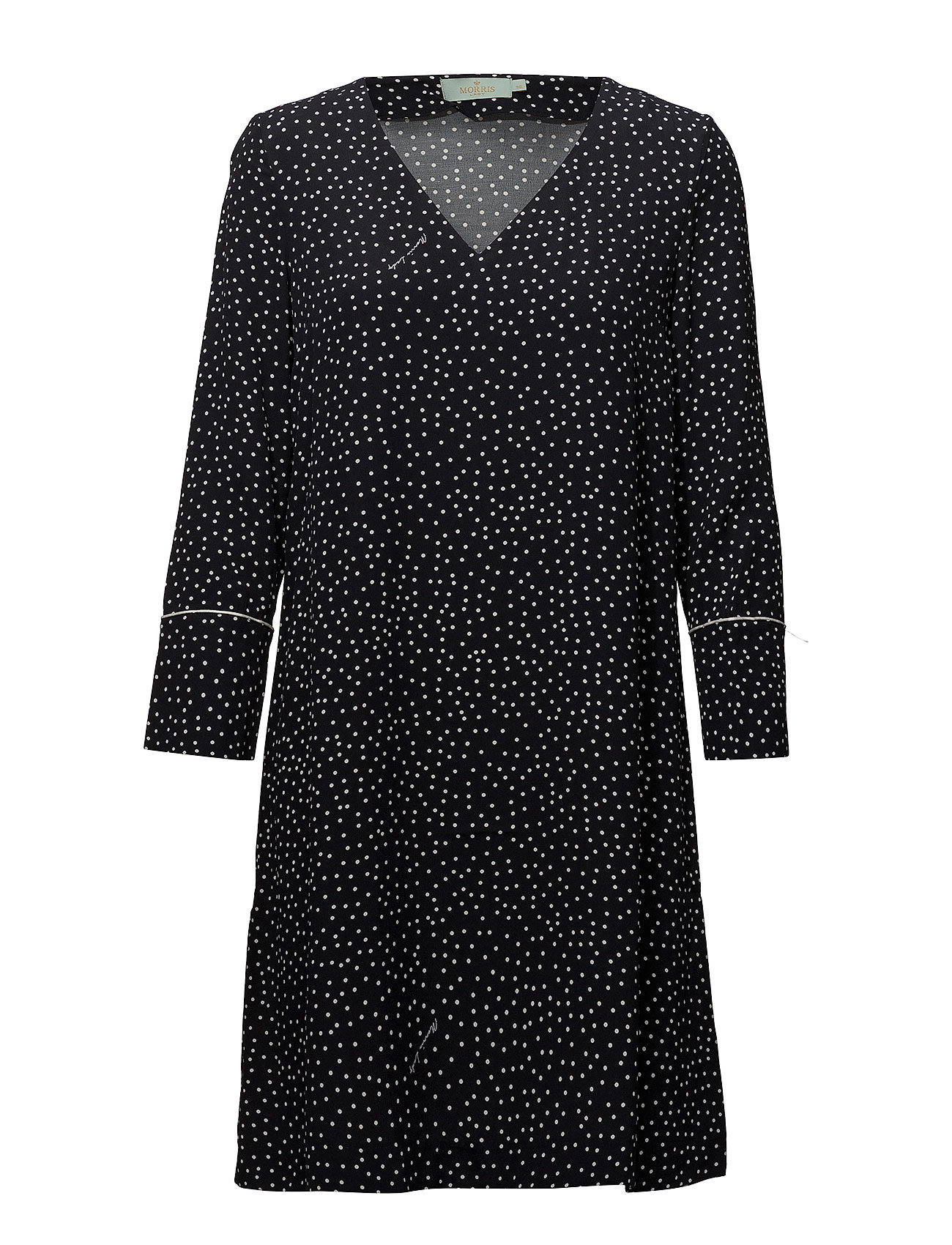 Eve Print Dress Korte Jurk Zwart Morris Lady morris lady kopen in de aanbieding